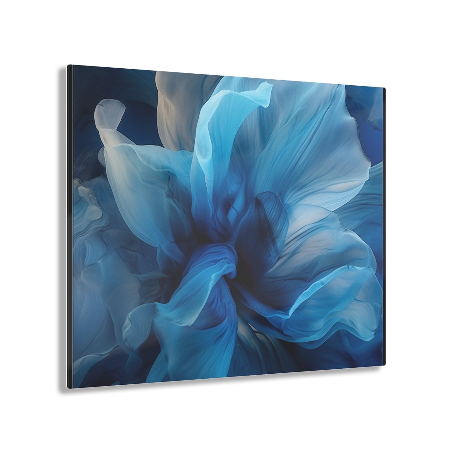 Acrylic Prints Blue Tluip Abstract 2