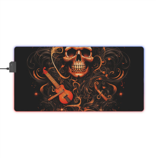 LED Gaming Mouse Pad Skull Treble Clef 4