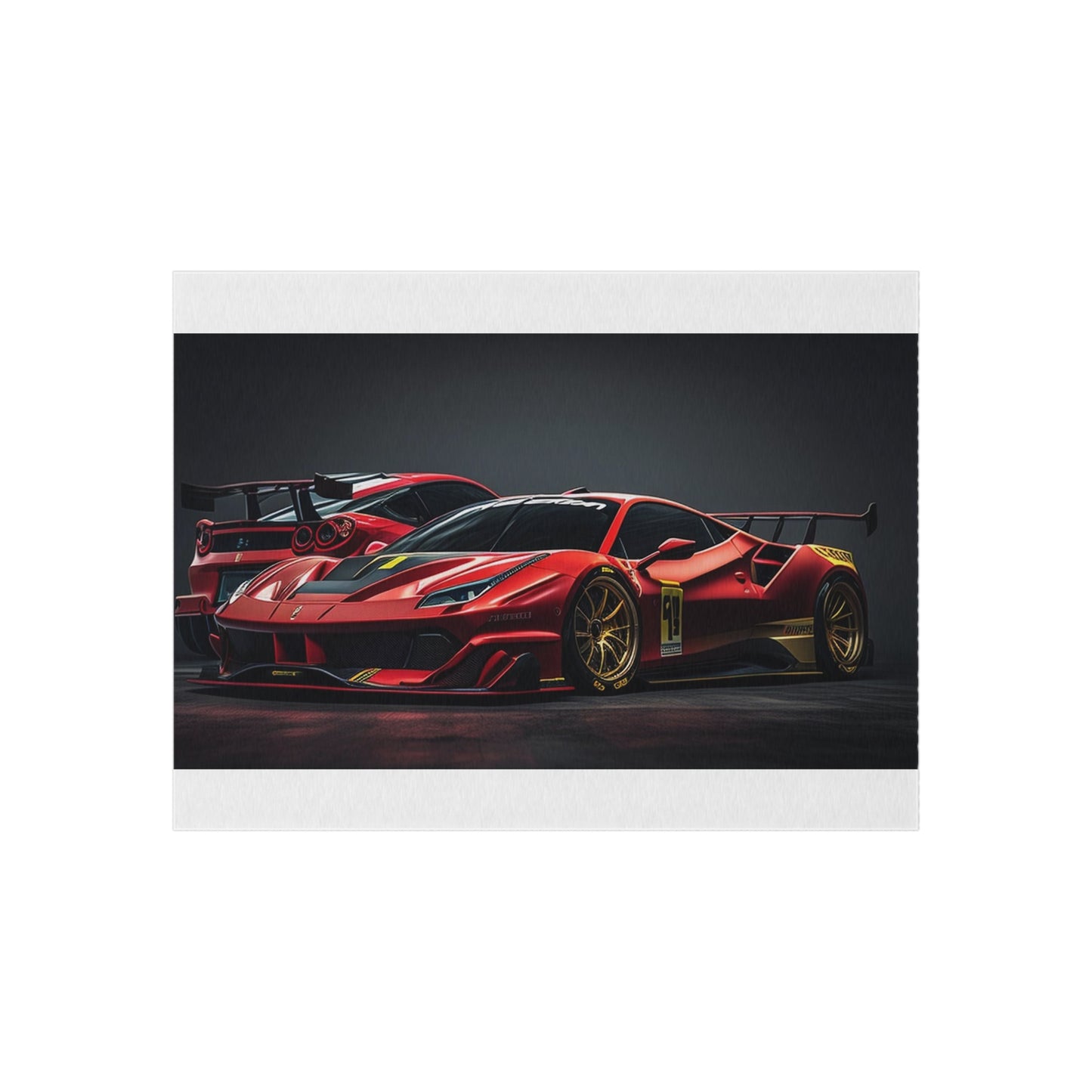 Outdoor Rug  Ferrari Red 3