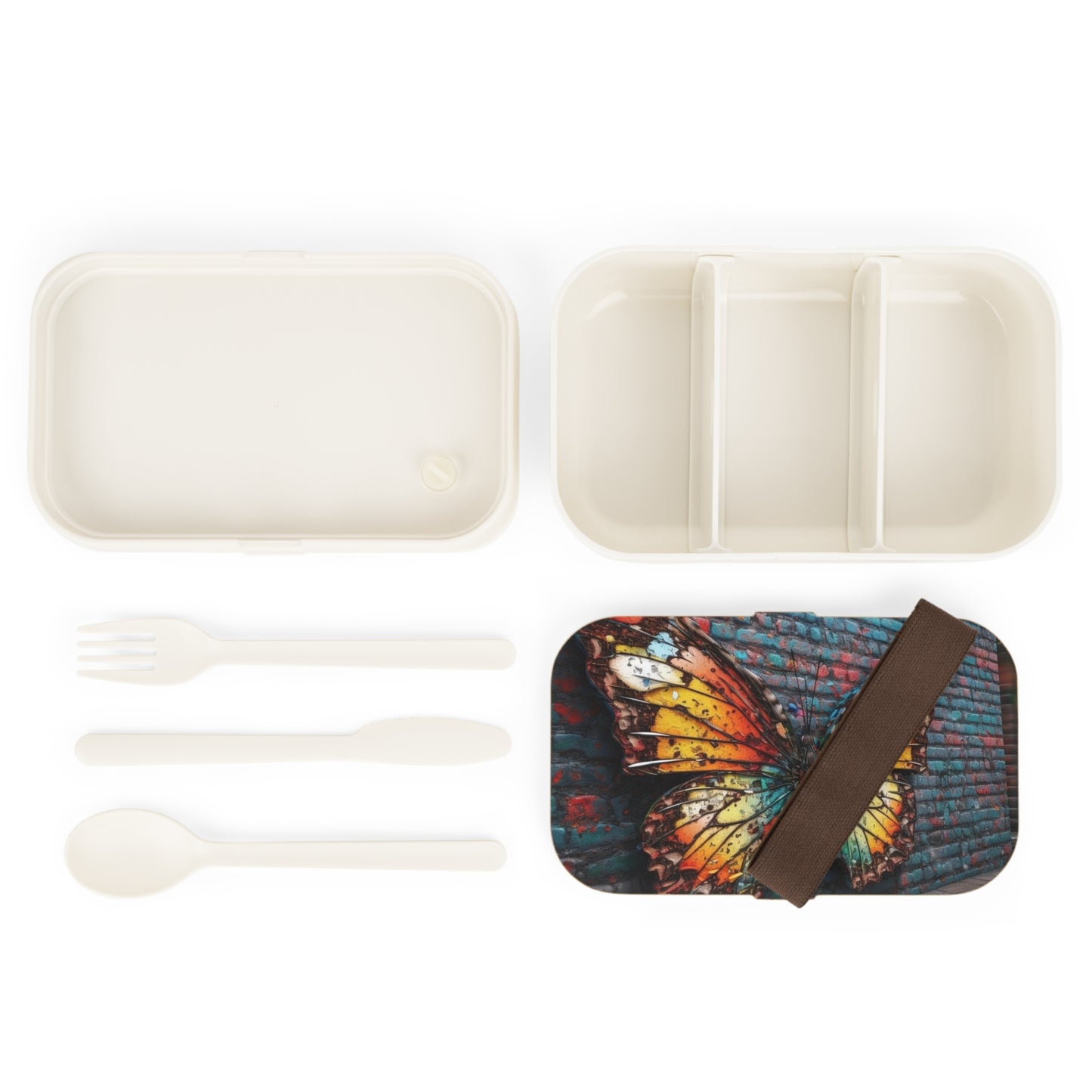 Bento Lunch Box Liquid Street Butterfly 2