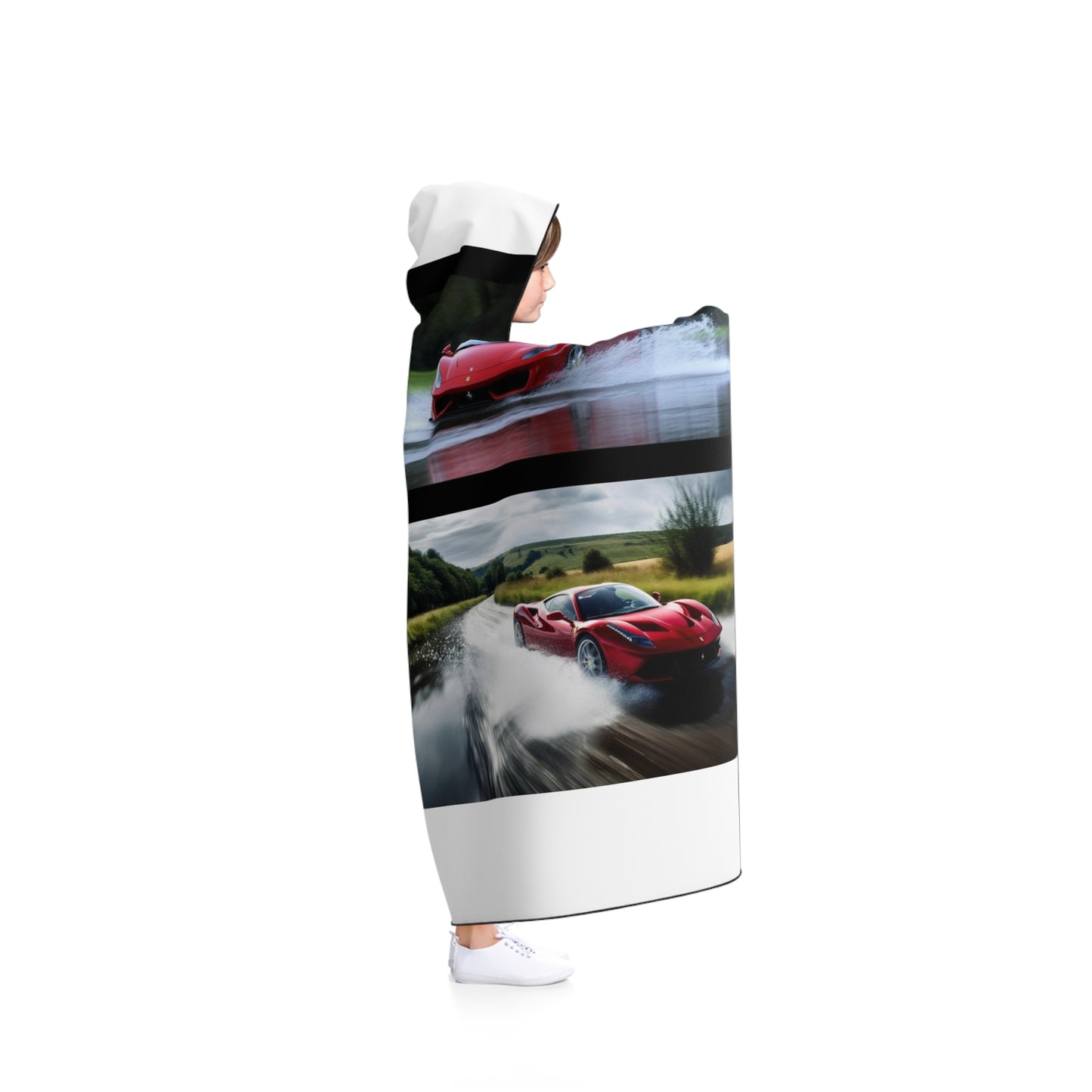 Hooded Blanket Water Ferrari Splash 5