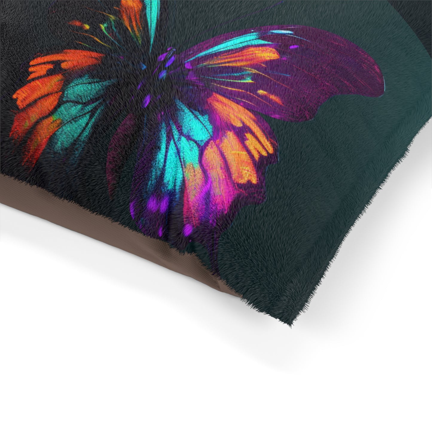 Pet Bed Hyper Colorful Butterfly Purple 5