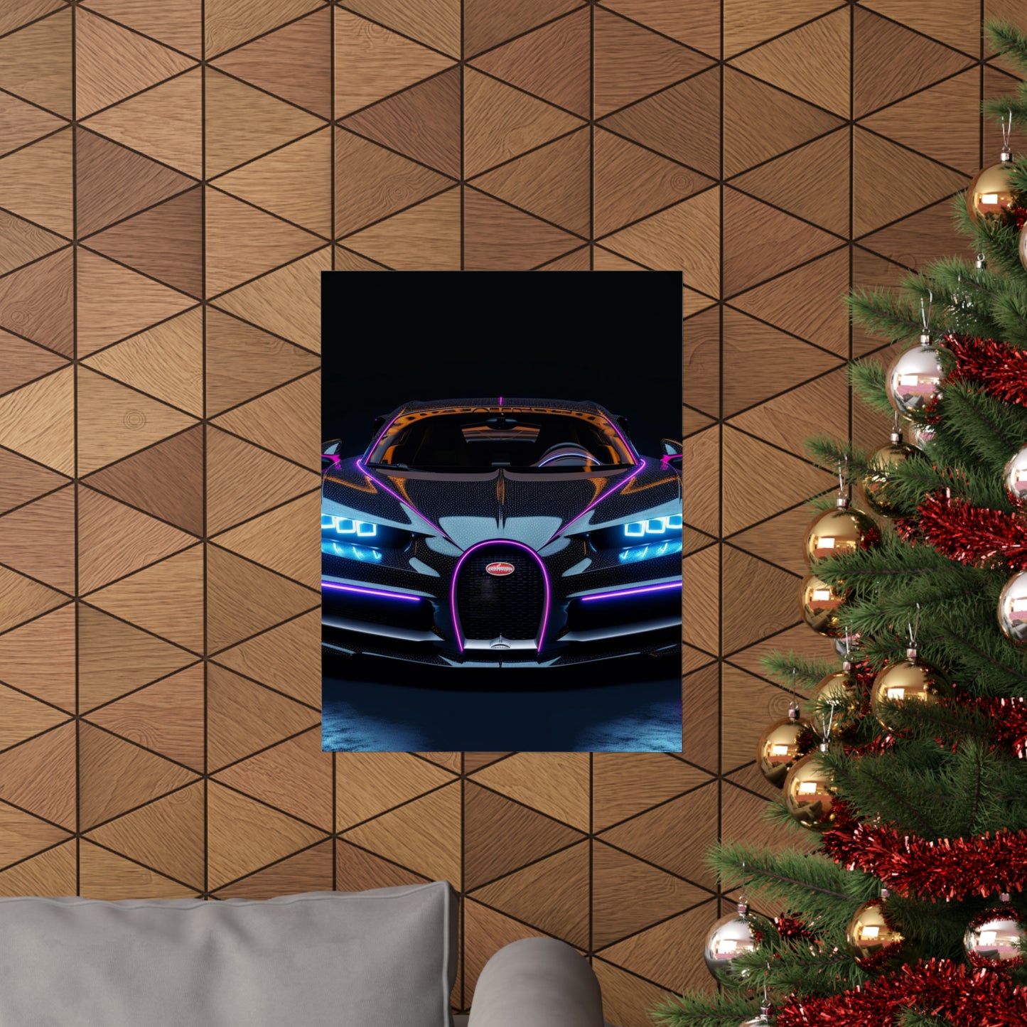 Premium Matte Vertical Posters Hyper Bugatti Chiron 2