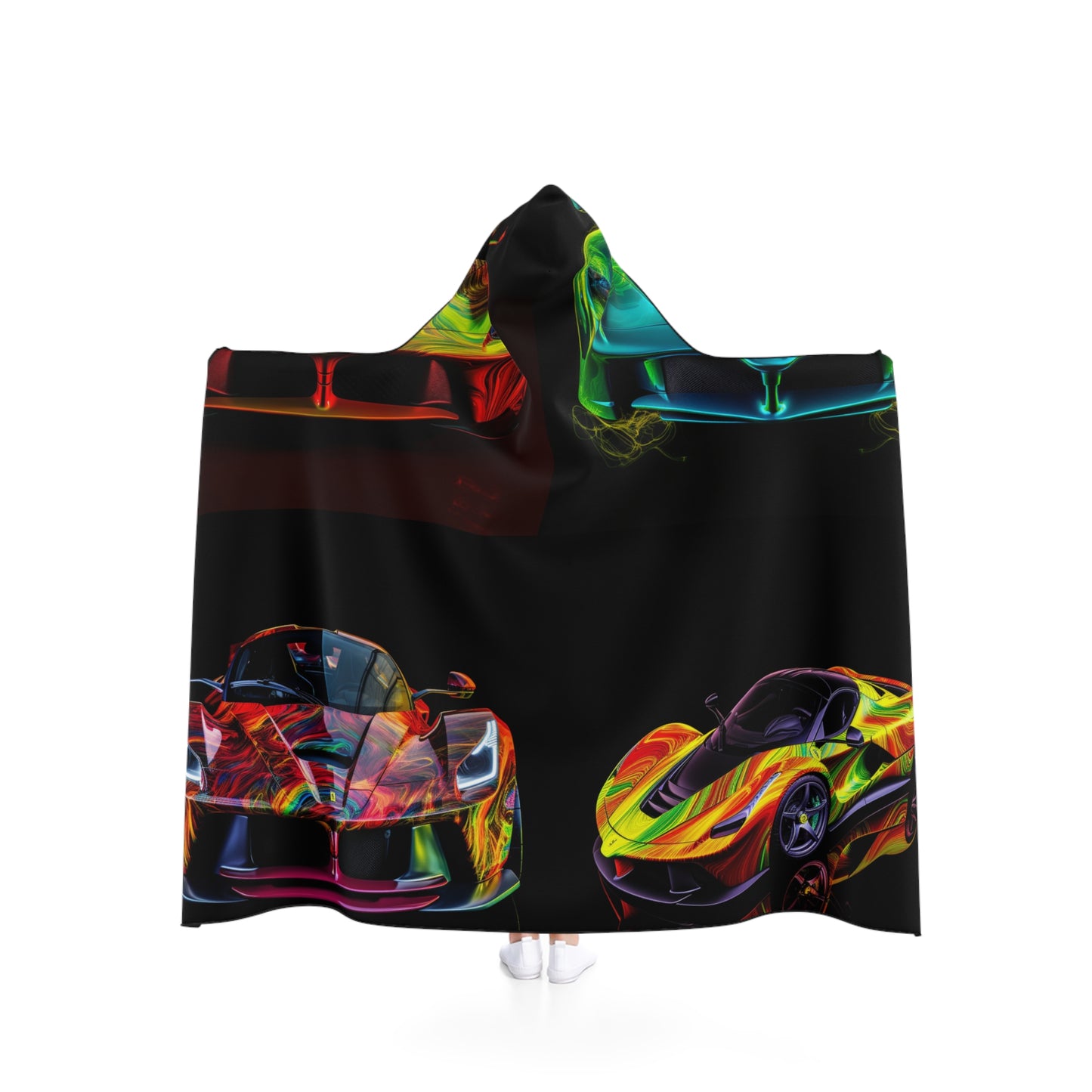 Hooded Blanket Ferrari Neon 5