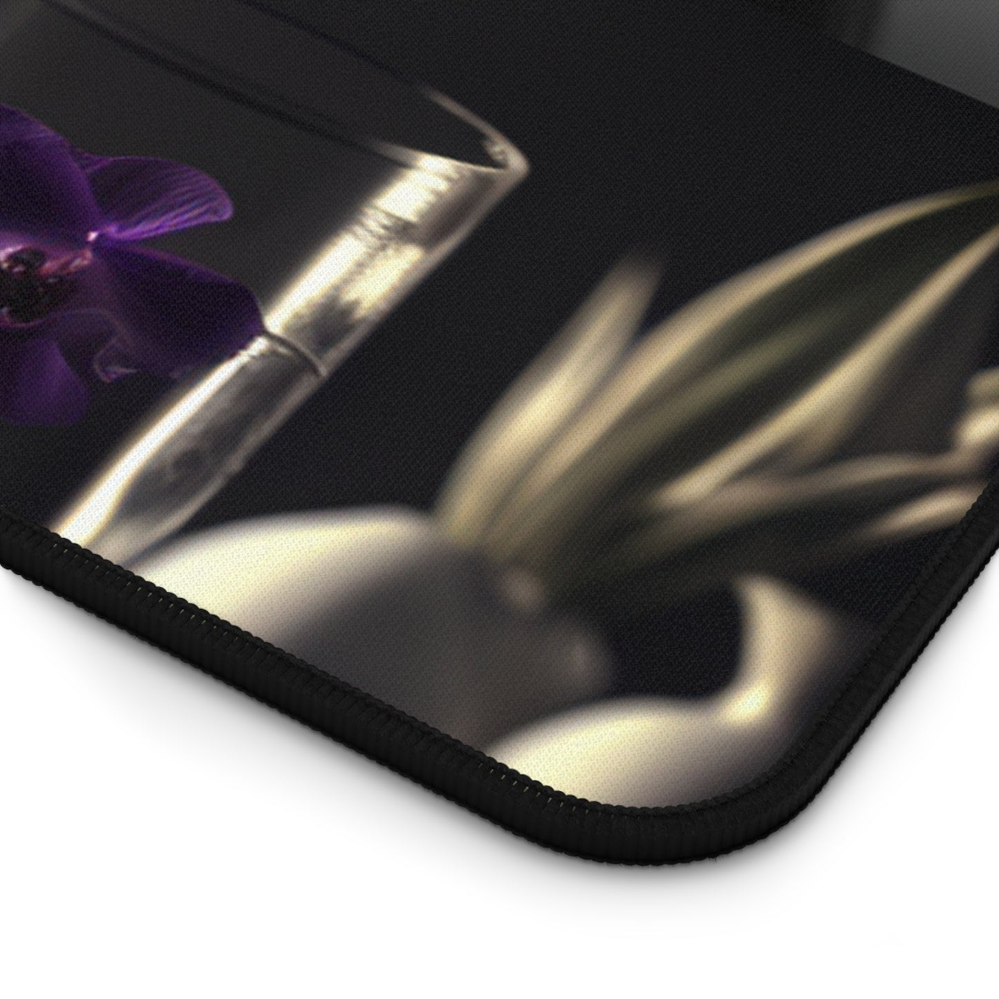 Desk Mat Purple Orchid Glass vase 5