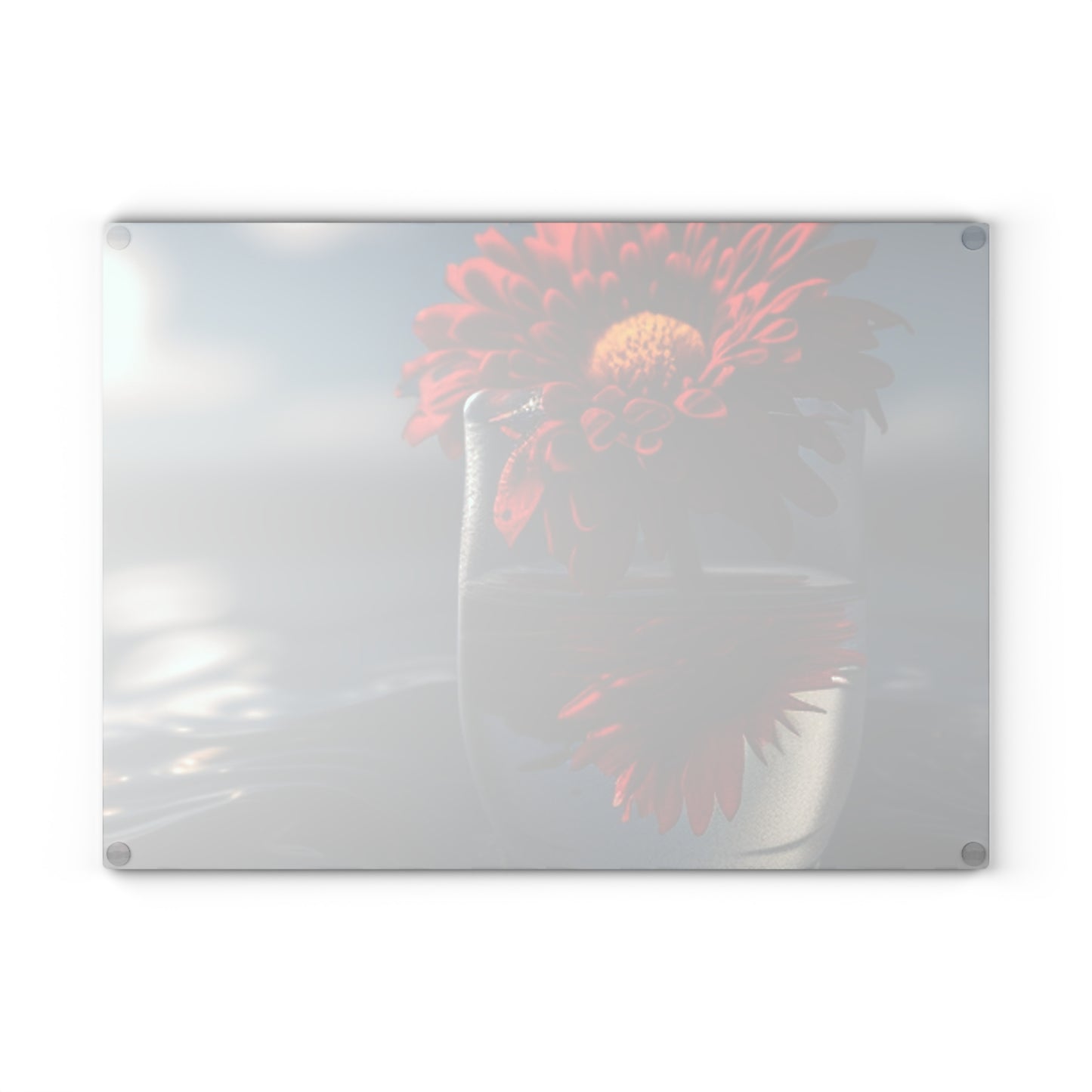 Glass Cutting Board Chrysanthemum 3