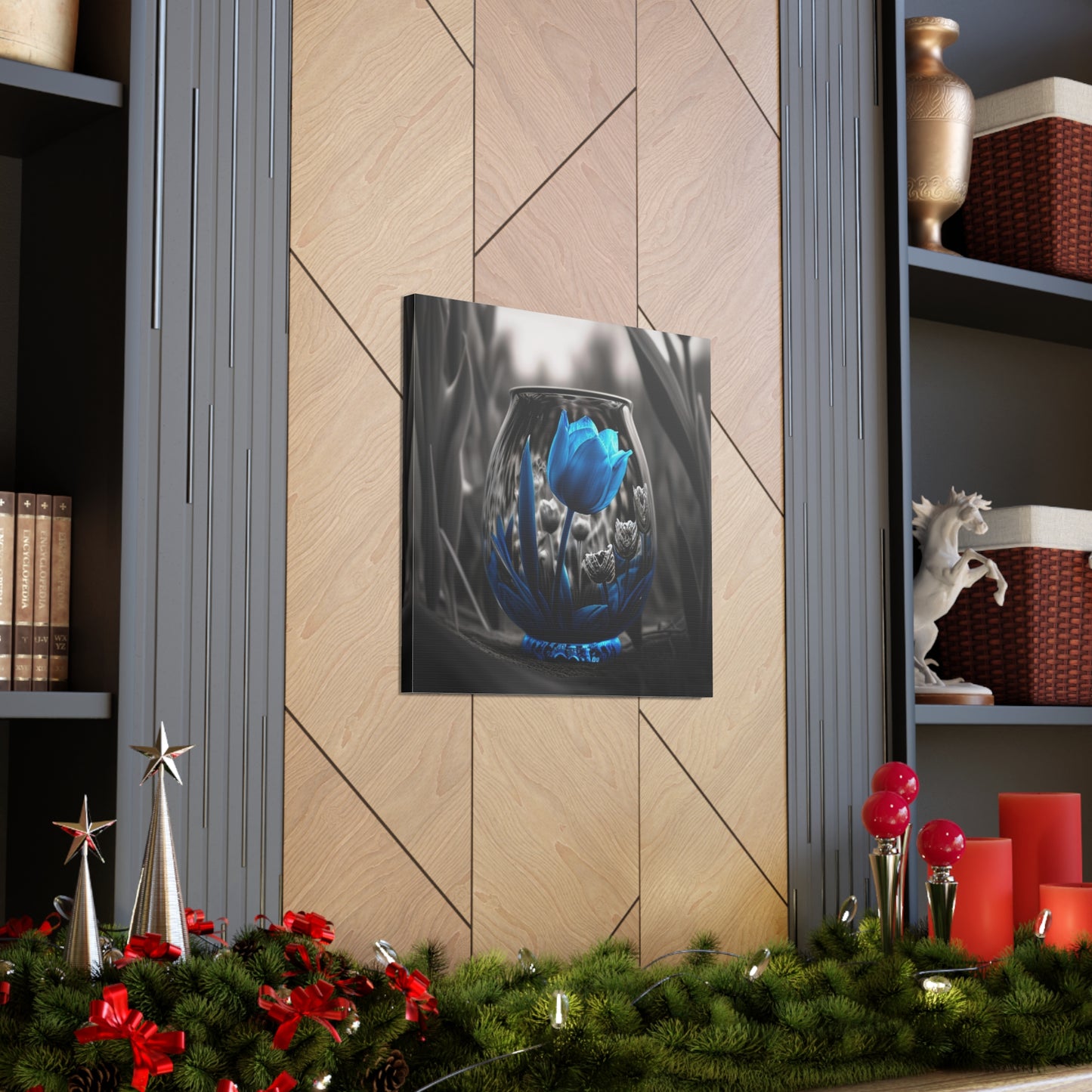 Canvas Gallery Wraps Tulip Blue 4