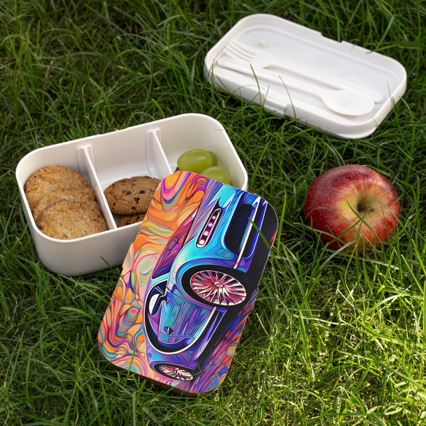 Bento Lunch Box Bugatti Abstract Concept 3