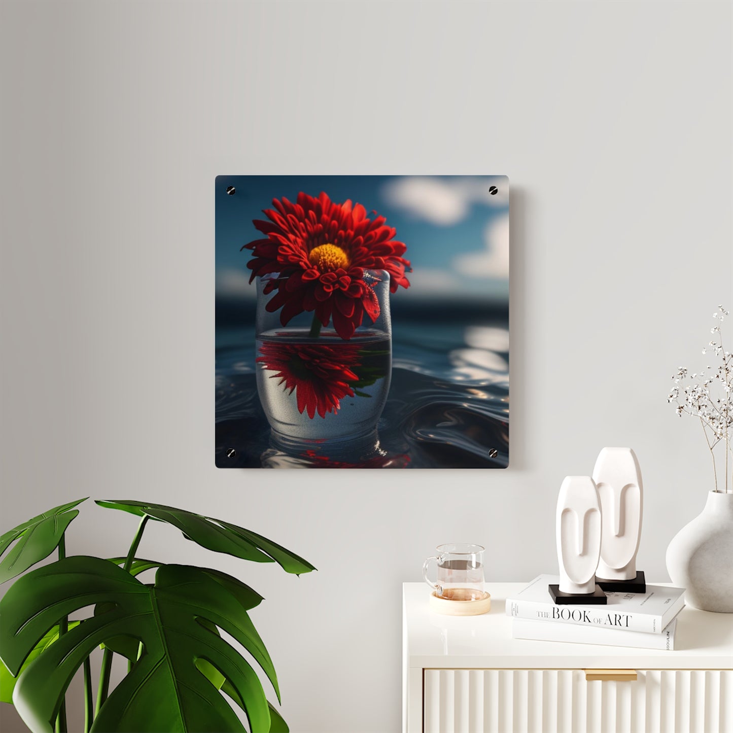 Acrylic Wall Art Panels Chrysanthemum 3