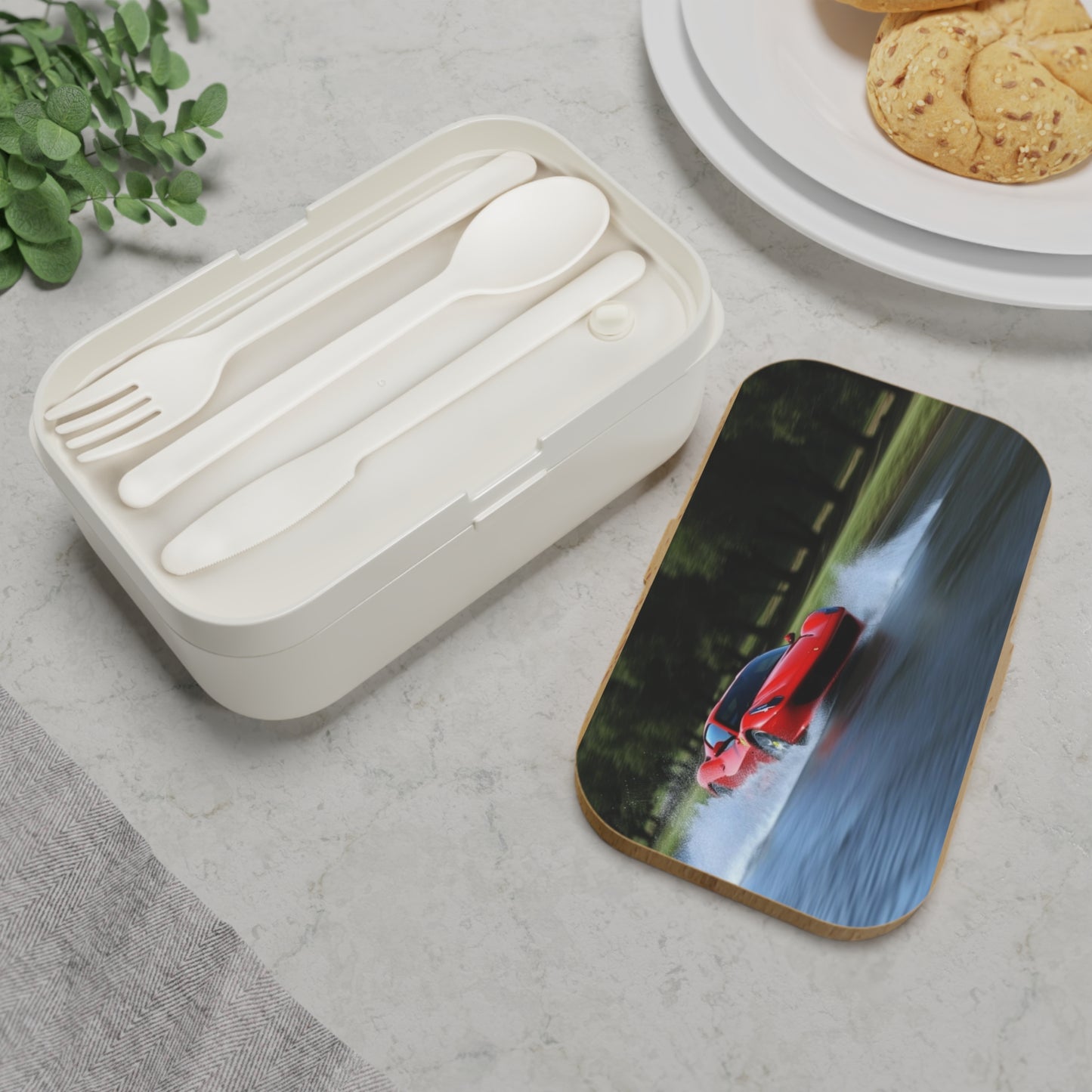 Bento Lunch Box Water Ferrari Splash 3