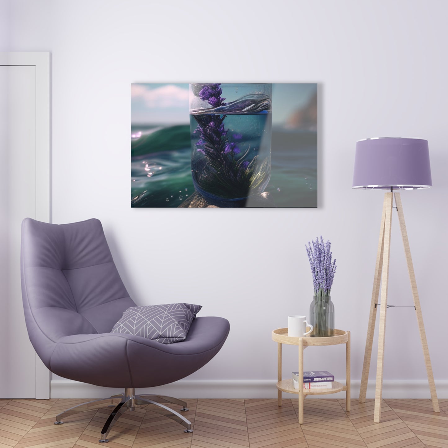 Acrylic Prints Lavender in a vase 2