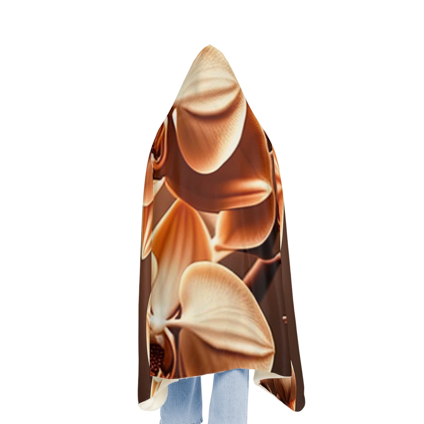 Snuggle Hooded Blanket orchid pedals 3