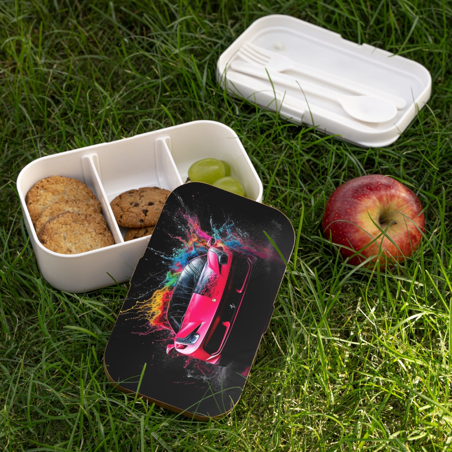 Bento Lunch Box Ferrari Water Splash 2