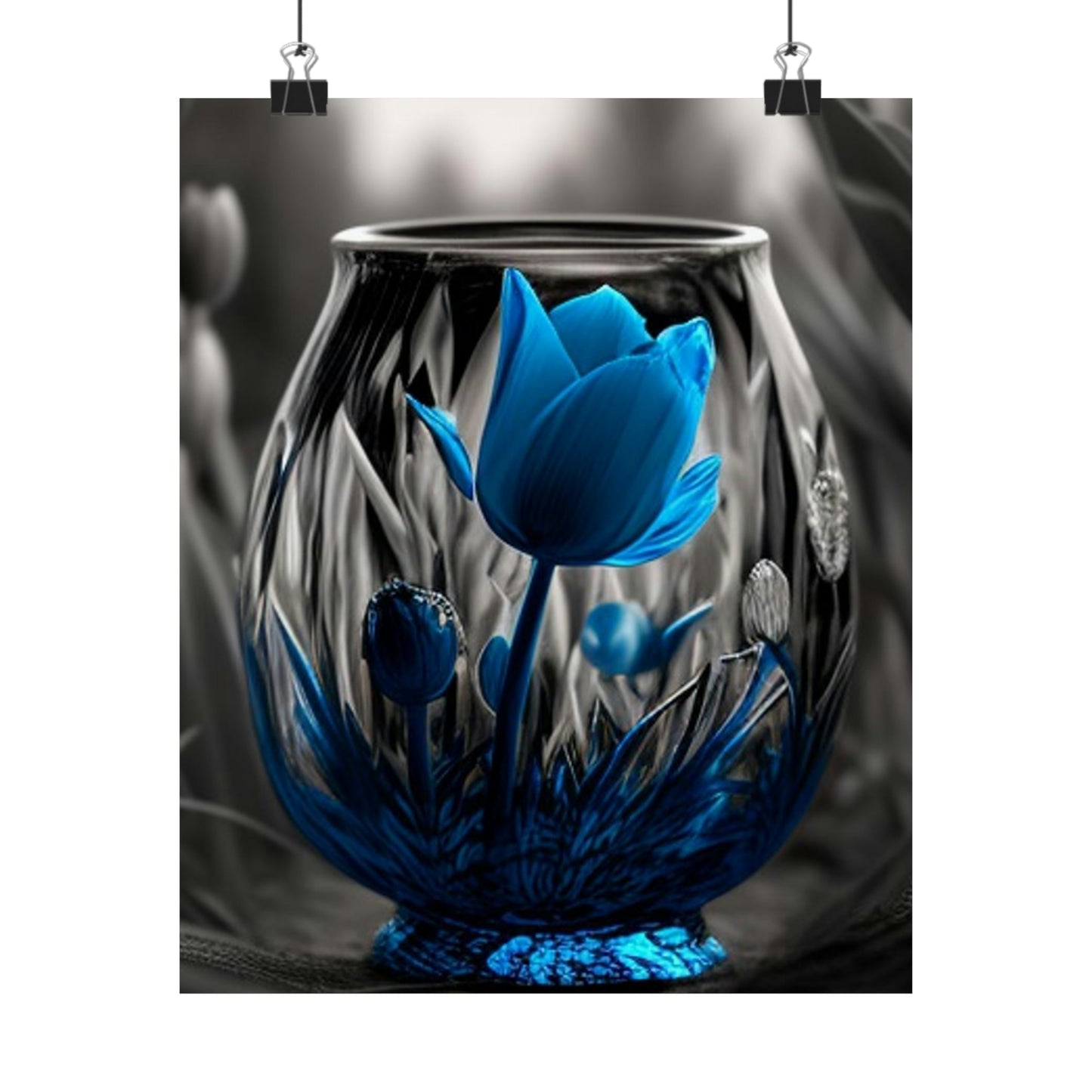 Premium Matte Vertical Posters Tulip 2