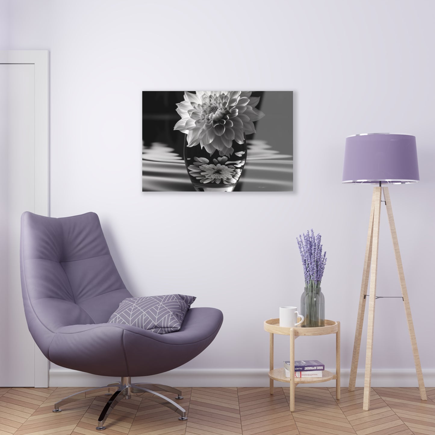 Acrylic Prints White Dahlia 4