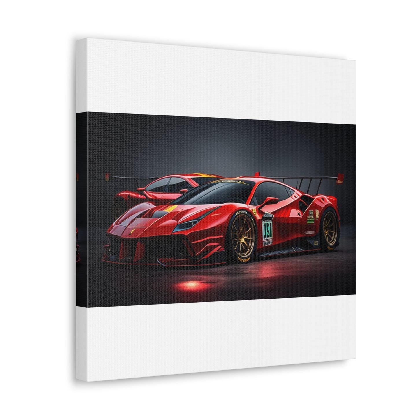 Canvas Gallery Wraps Ferrari Red 2