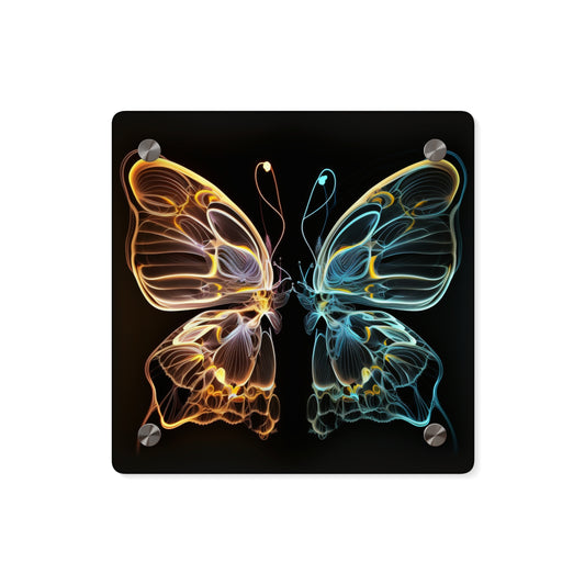 Acrylic Wall Art Panels Neon Glo Butterfly 3