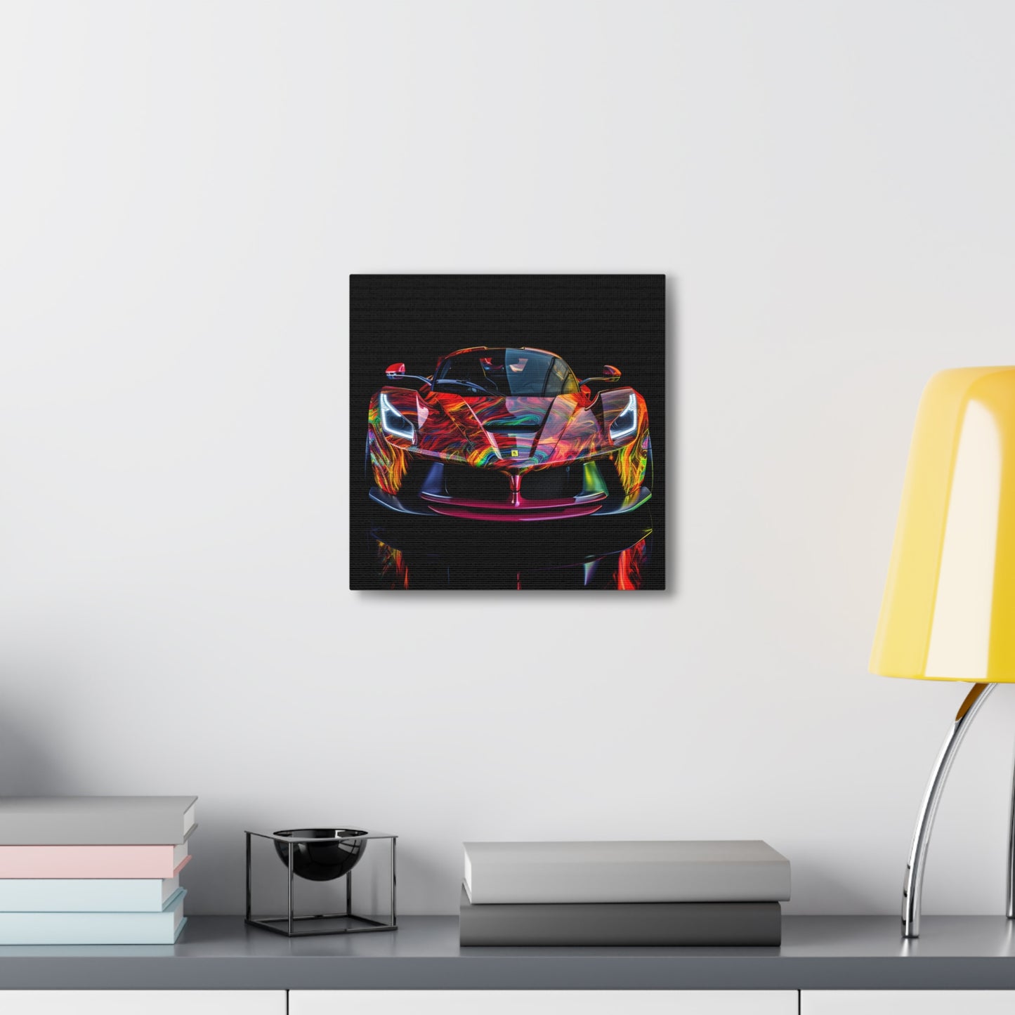 Canvas Gallery Wraps Ferrari Neon 3