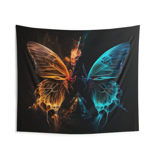 Indoor Wall Tapestries Neon Glo Butterfly 4