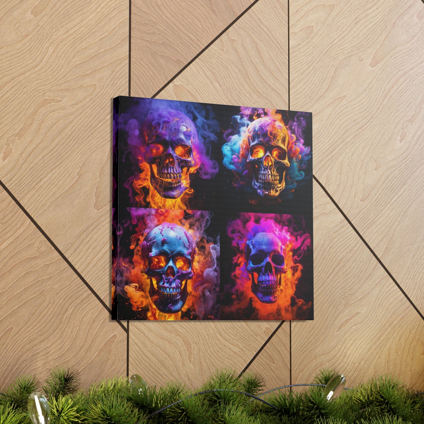 Canvas Gallery Wraps Macro Skull 5