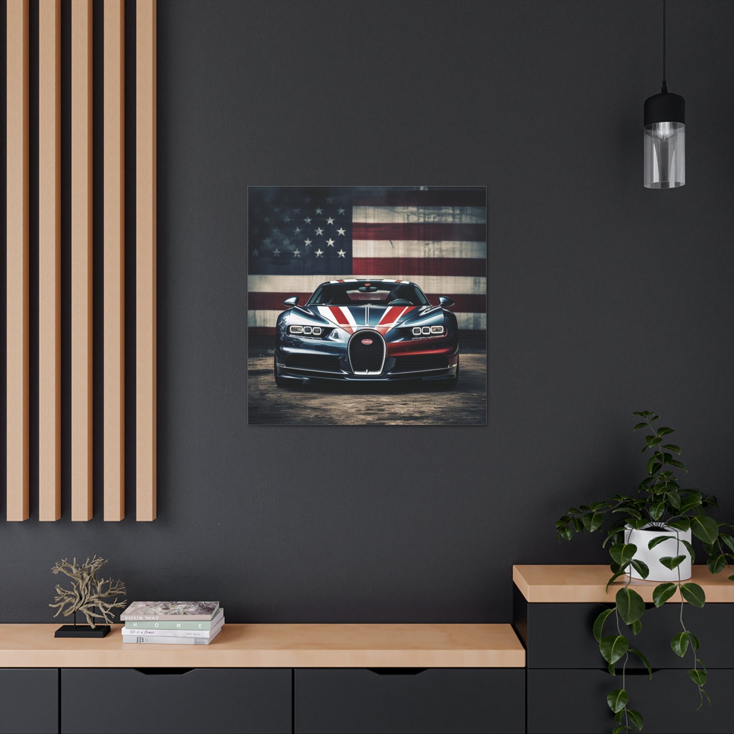 Canvas Gallery Wraps Bugatti Flag 2