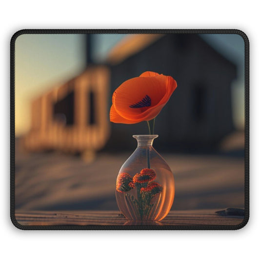 Gaming Mouse Pad  Orange Poppy in a Vase 3