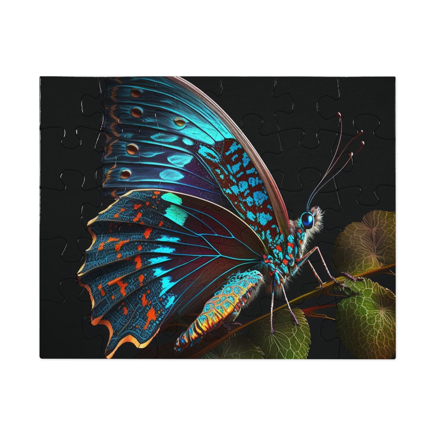 Jigsaw Puzzle (30, 110, 252, 500,1000-Piece) Hue Neon Butterfly 2