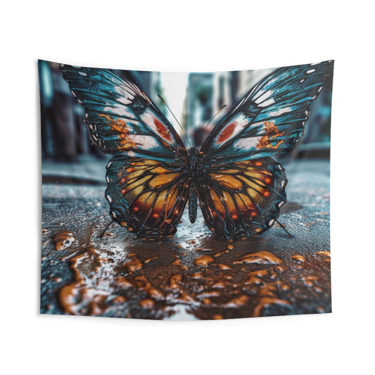 Indoor Wall Tapestries Water Butterfly Street 3