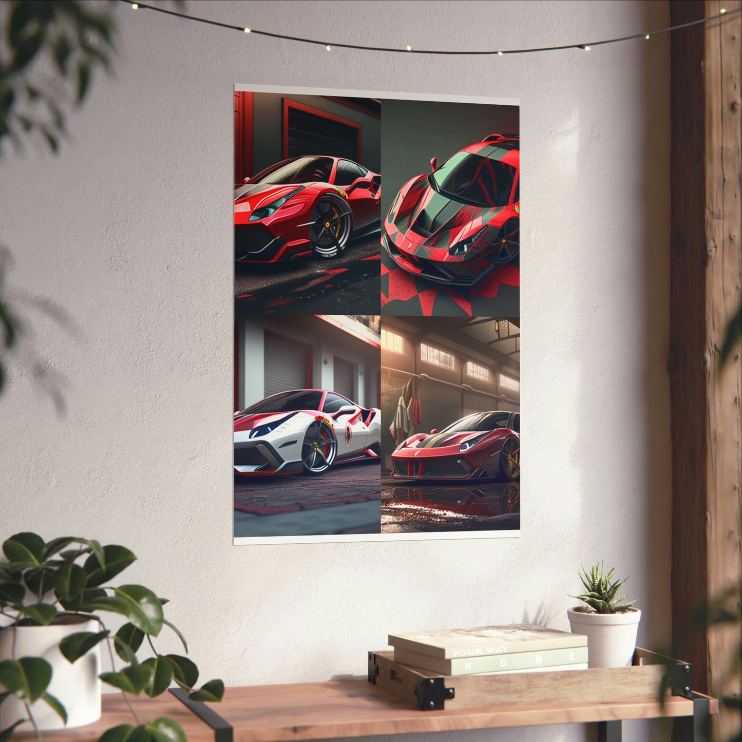 Premium Matte Vertical Posters Ferrari Hyper 5