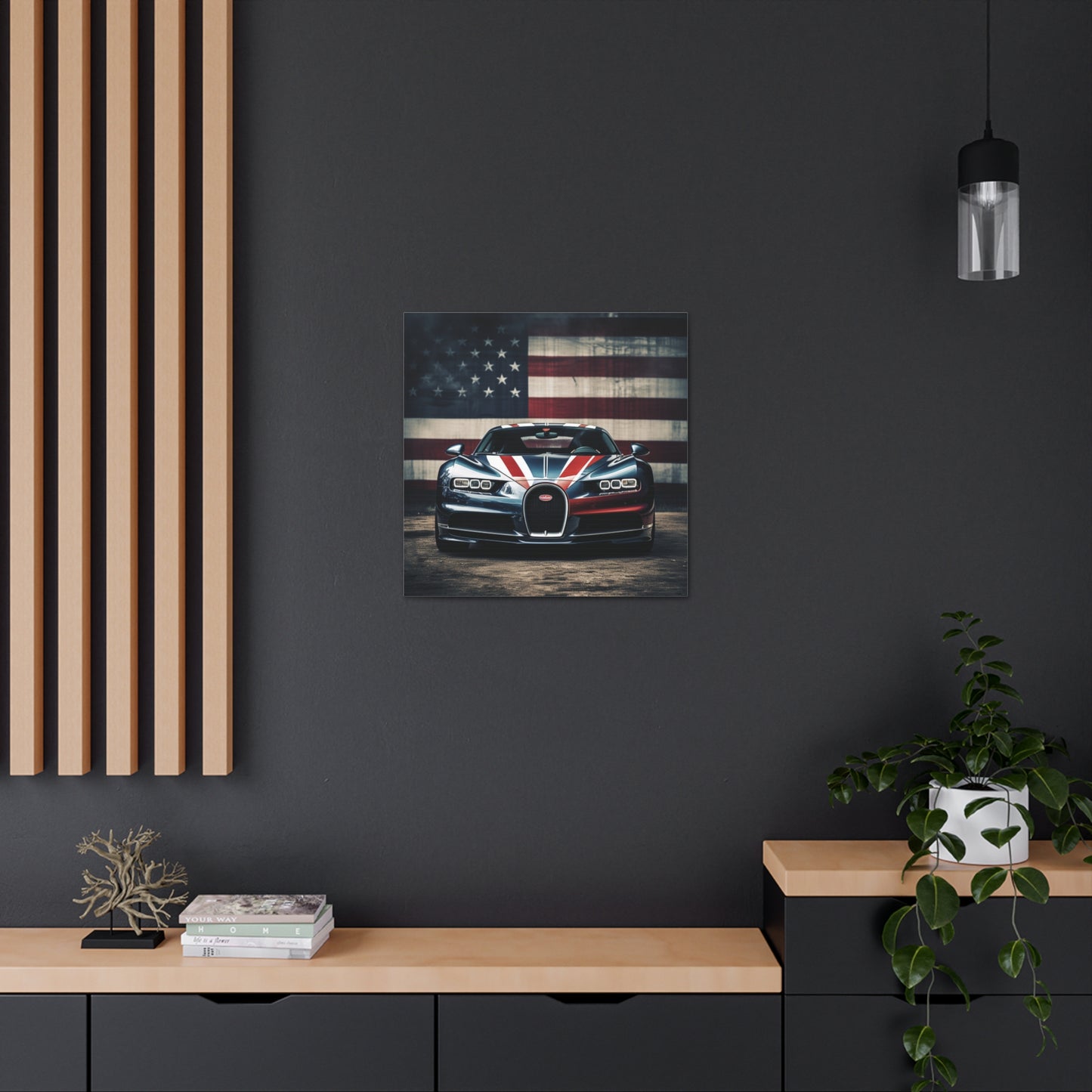 Canvas Gallery Wraps Bugatti Flag 2