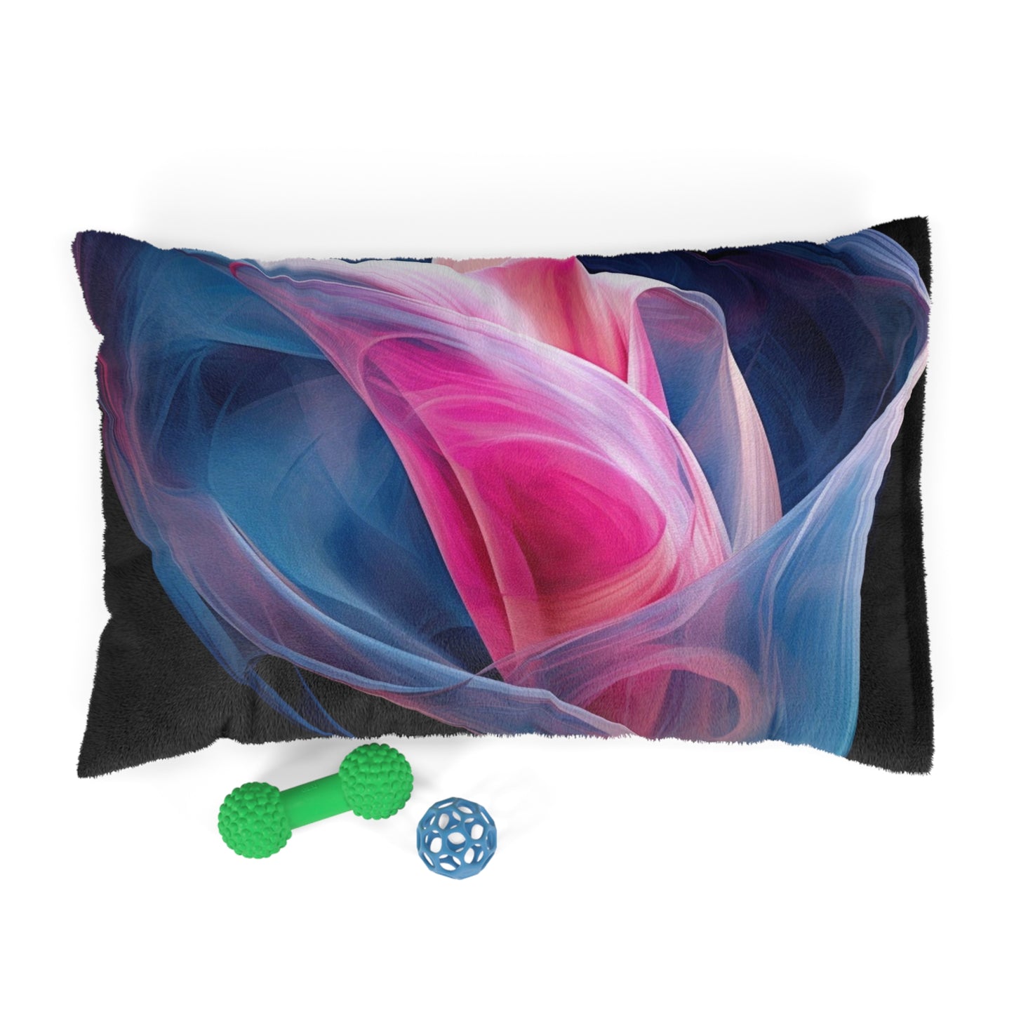 Pet Bed Pink & Blue Tulip Rose 3