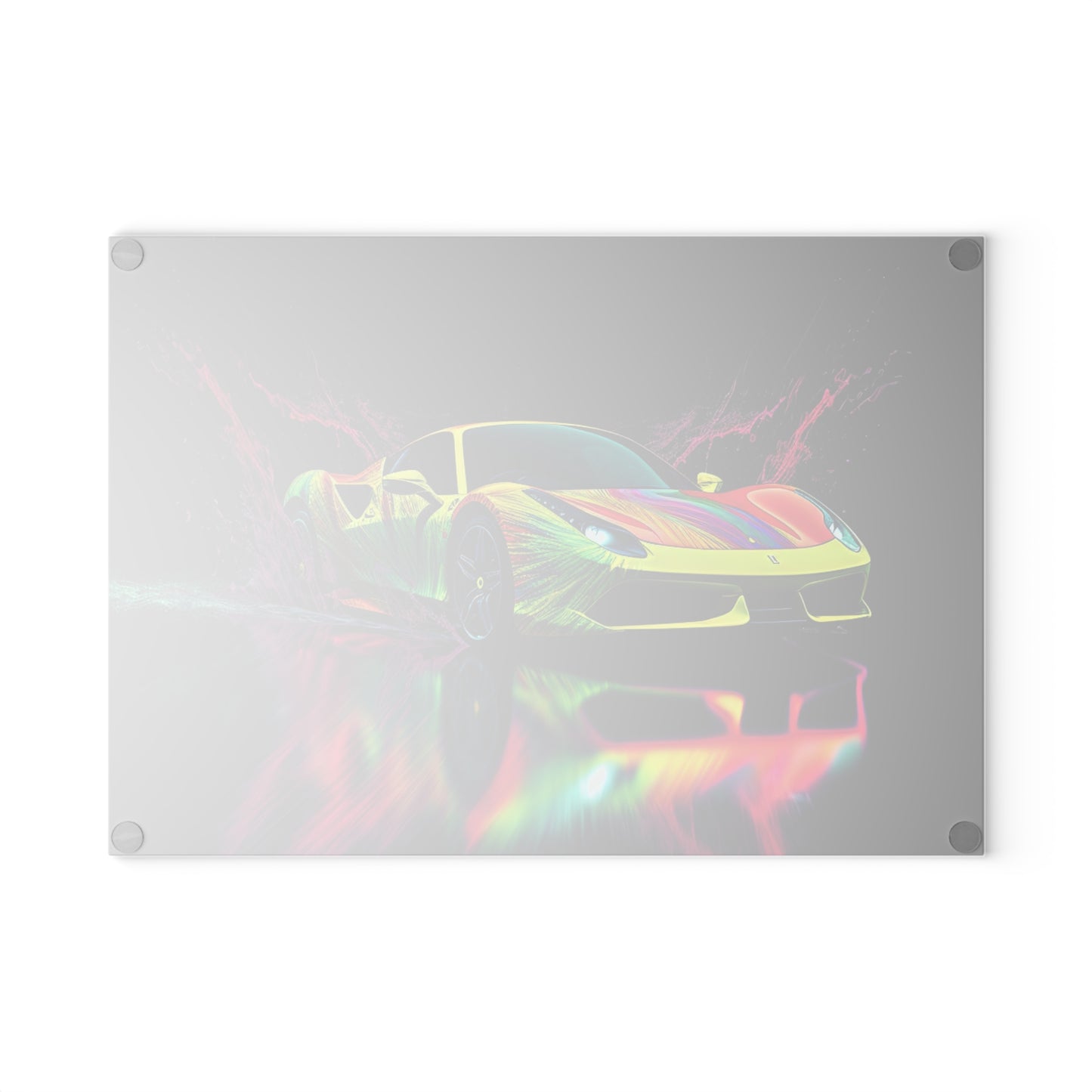 Glass Cutting Board Ferrari Fusion Water 2