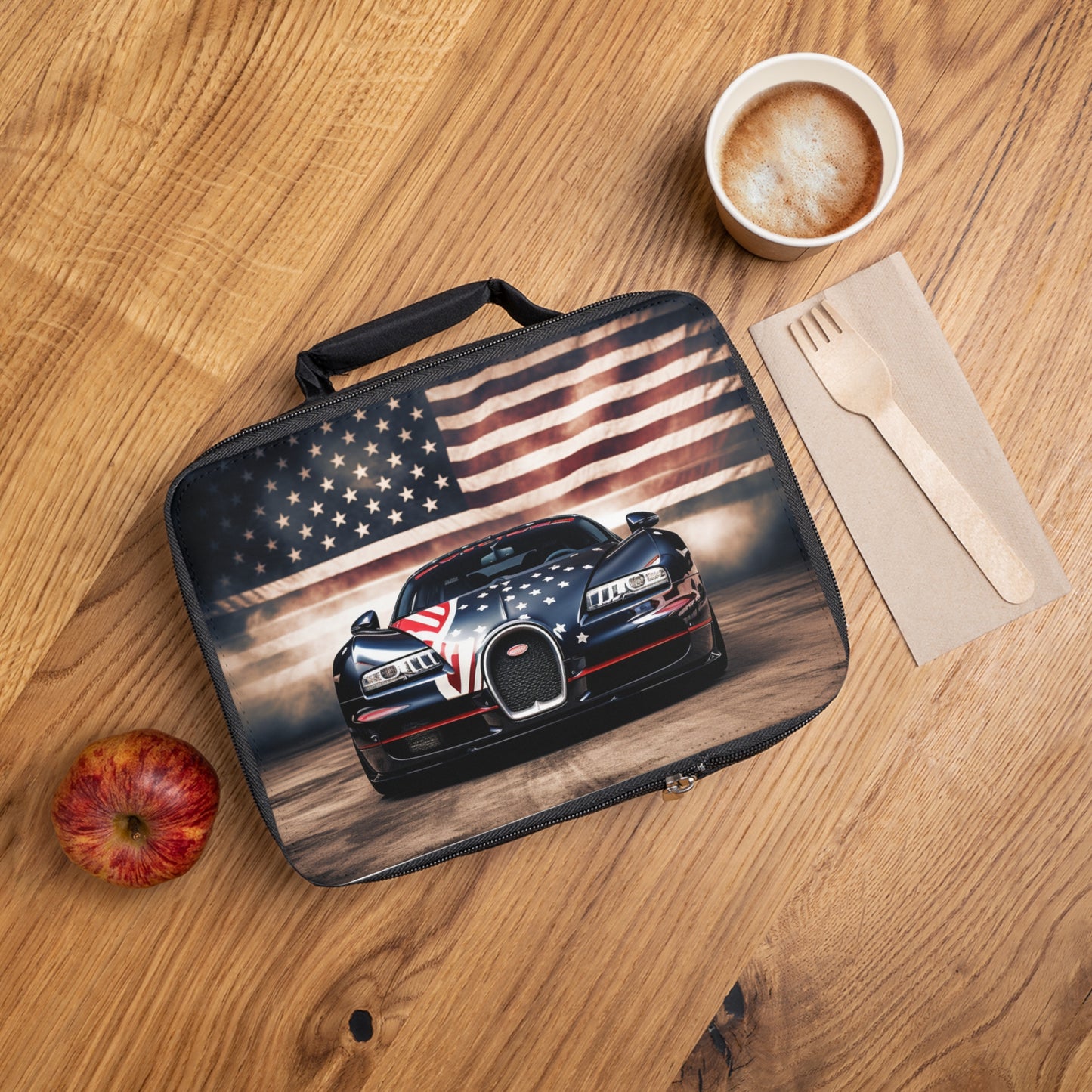 Lunch Bag Bugatti American Flag 2