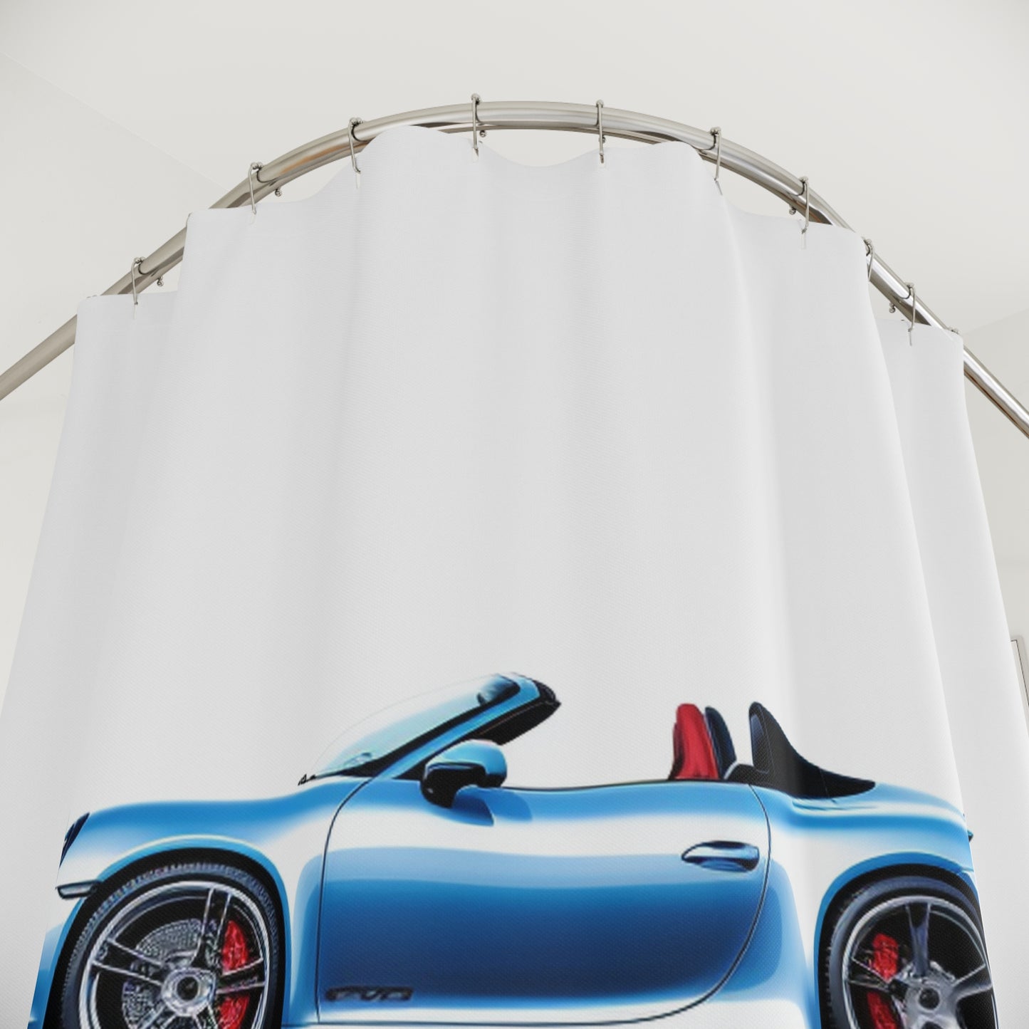 Polyester Shower Curtain 911 Speedster on water 4