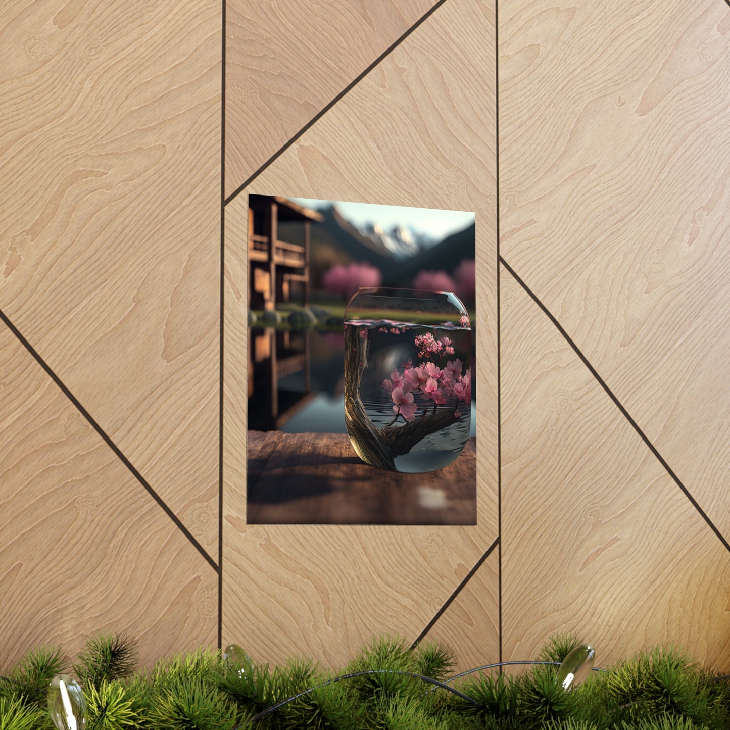 Premium Matte Vertical Posters Cherry Blossom 3