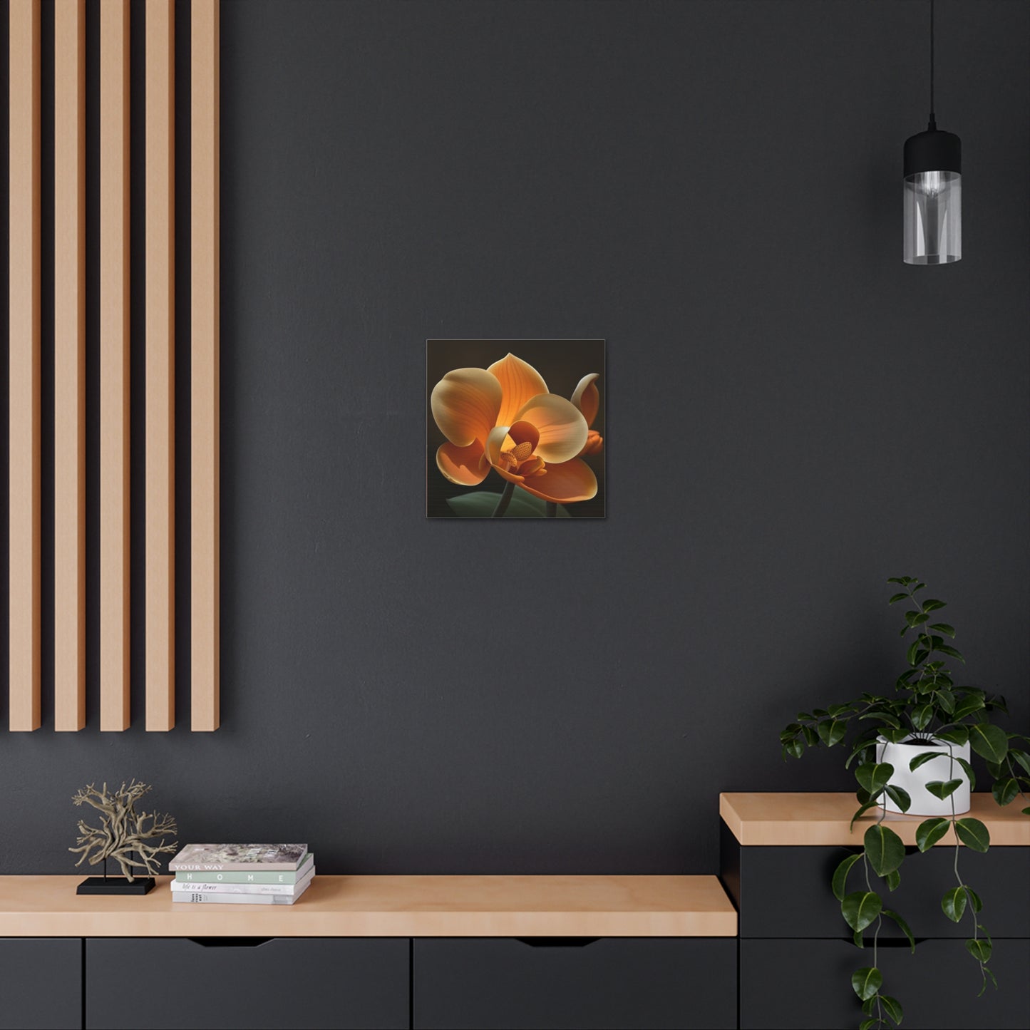Canvas Gallery Wraps Orange Orchid 4