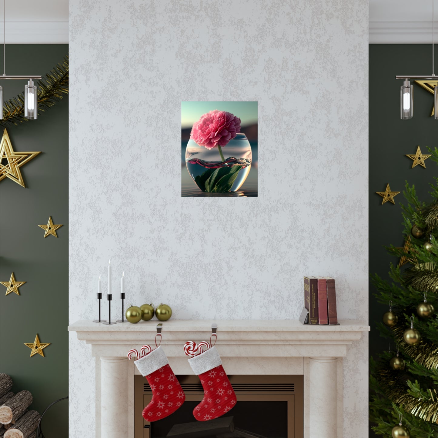 Premium Matte Vertical Posters Carnation 2