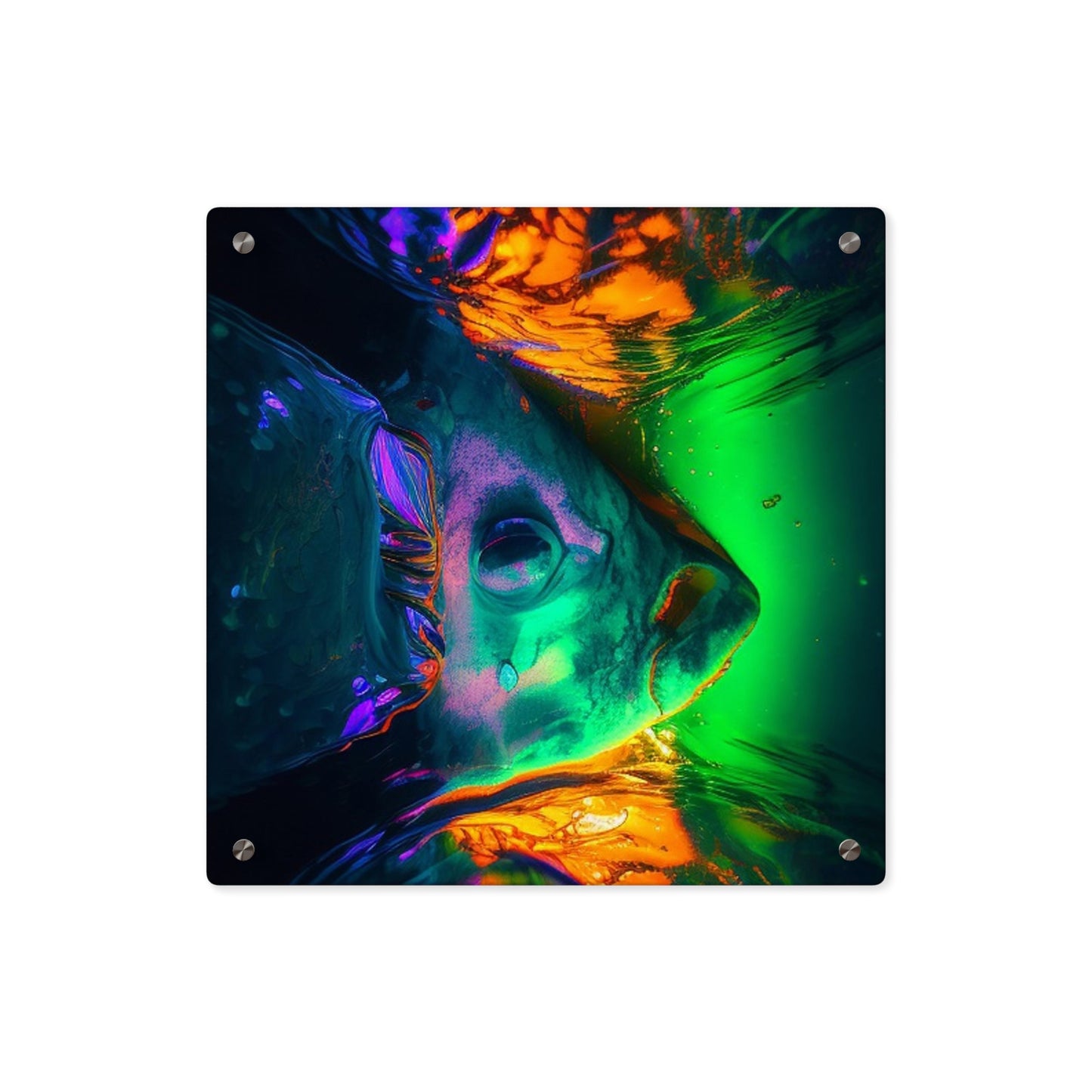 Acrylic Wall Art Panels Florescent Glow 1