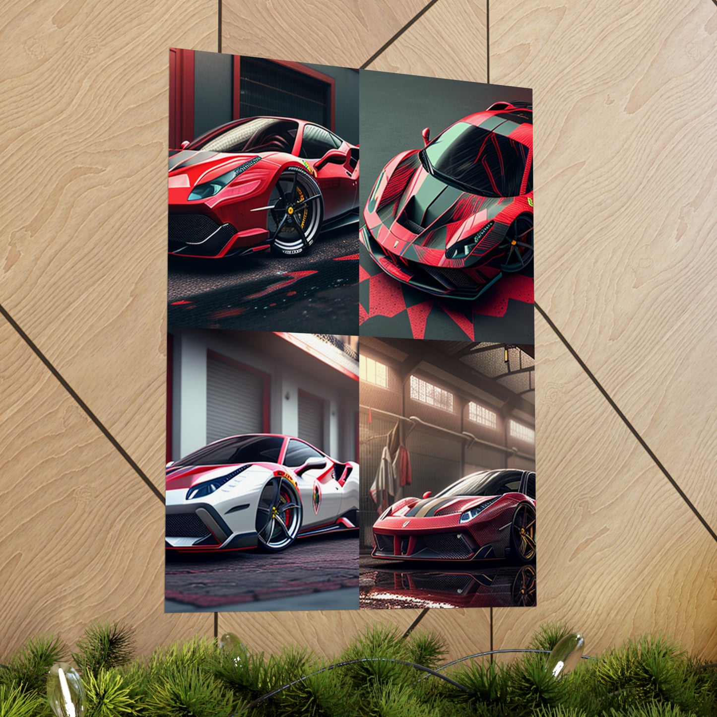 Premium Matte Vertical Posters Ferrari Hyper 5