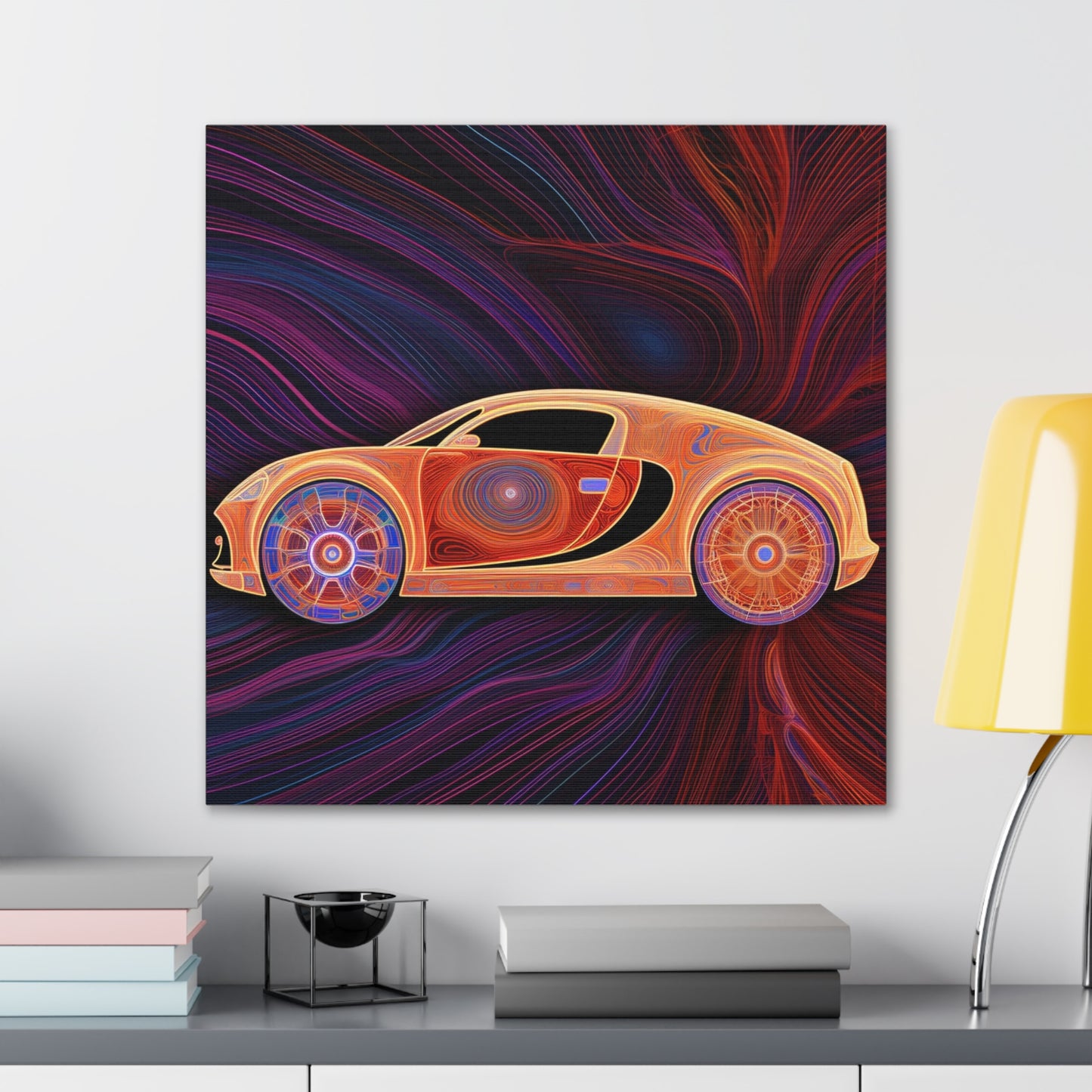 Canvas Gallery Wraps Bugatti Abstract Concept 2