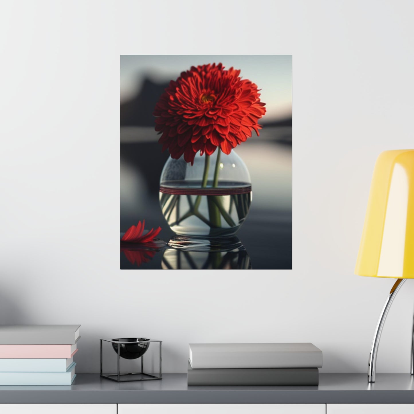 Premium Matte Vertical Posters Chrysanthemum 2