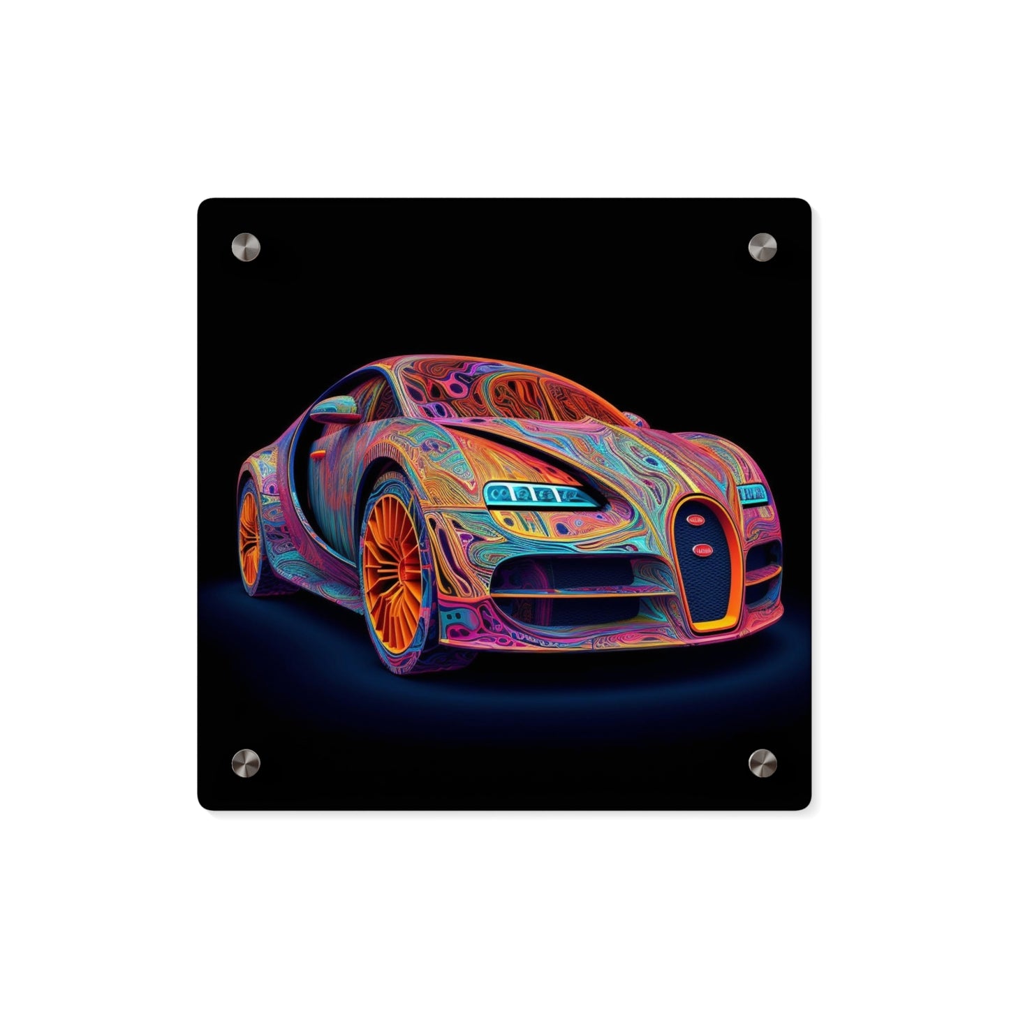 Acrylic Wall Art Panels Bugatti Abstract Concept 1