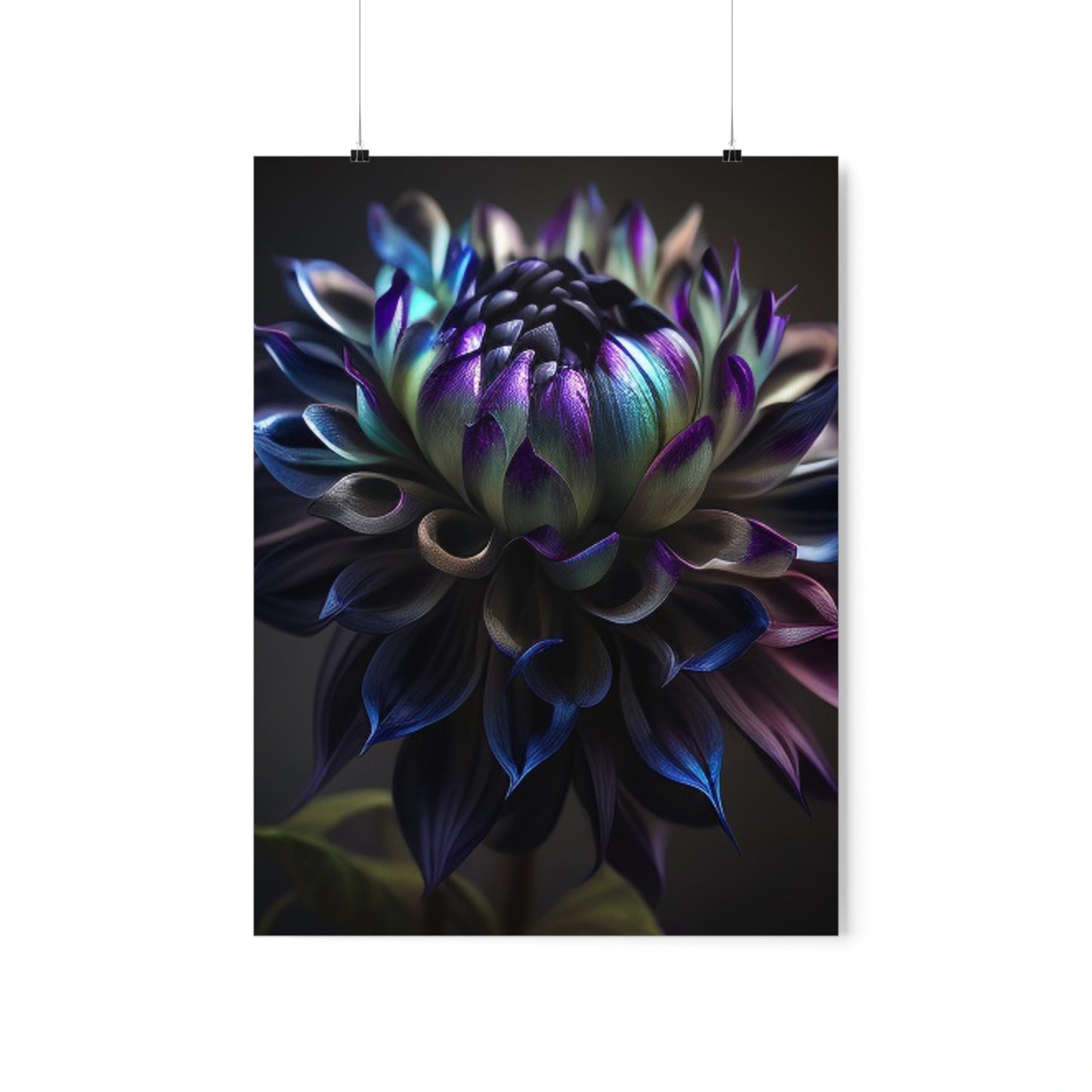 Premium Matte Vertical Posters Dahlia Purple 4