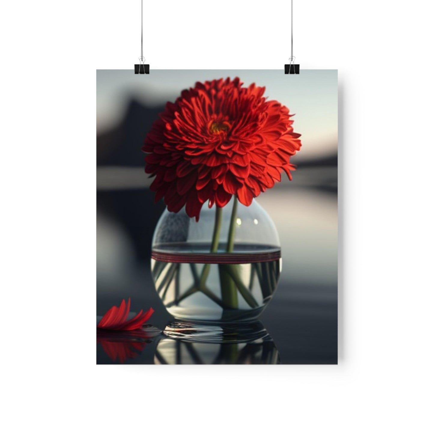 Premium Matte Vertical Posters Chrysanthemum 2