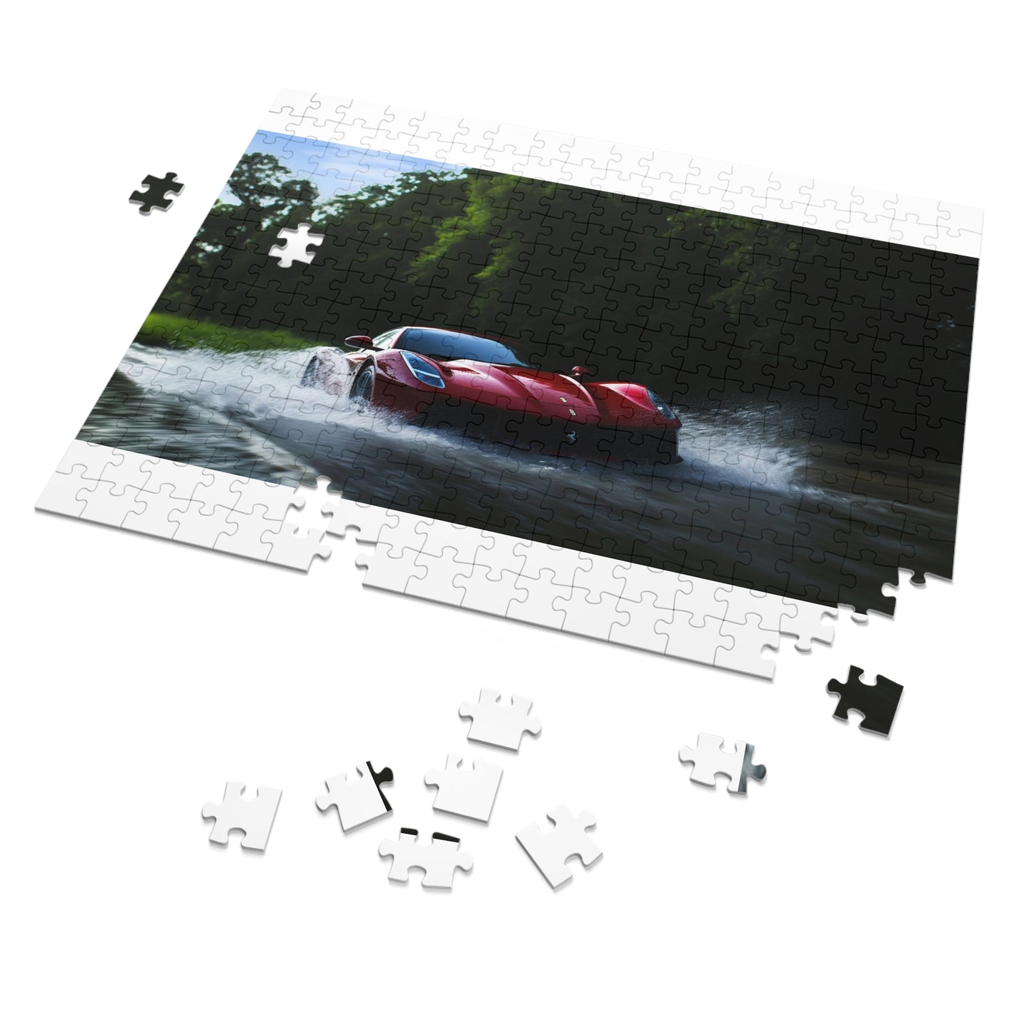 Jigsaw Puzzle (30, 110, 252, 500,1000-Piece) Water Ferrari Splash 1