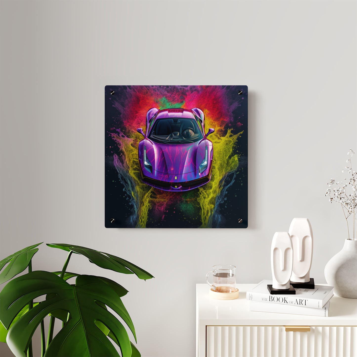 Acrylic Wall Art Panels Farrari Water 3