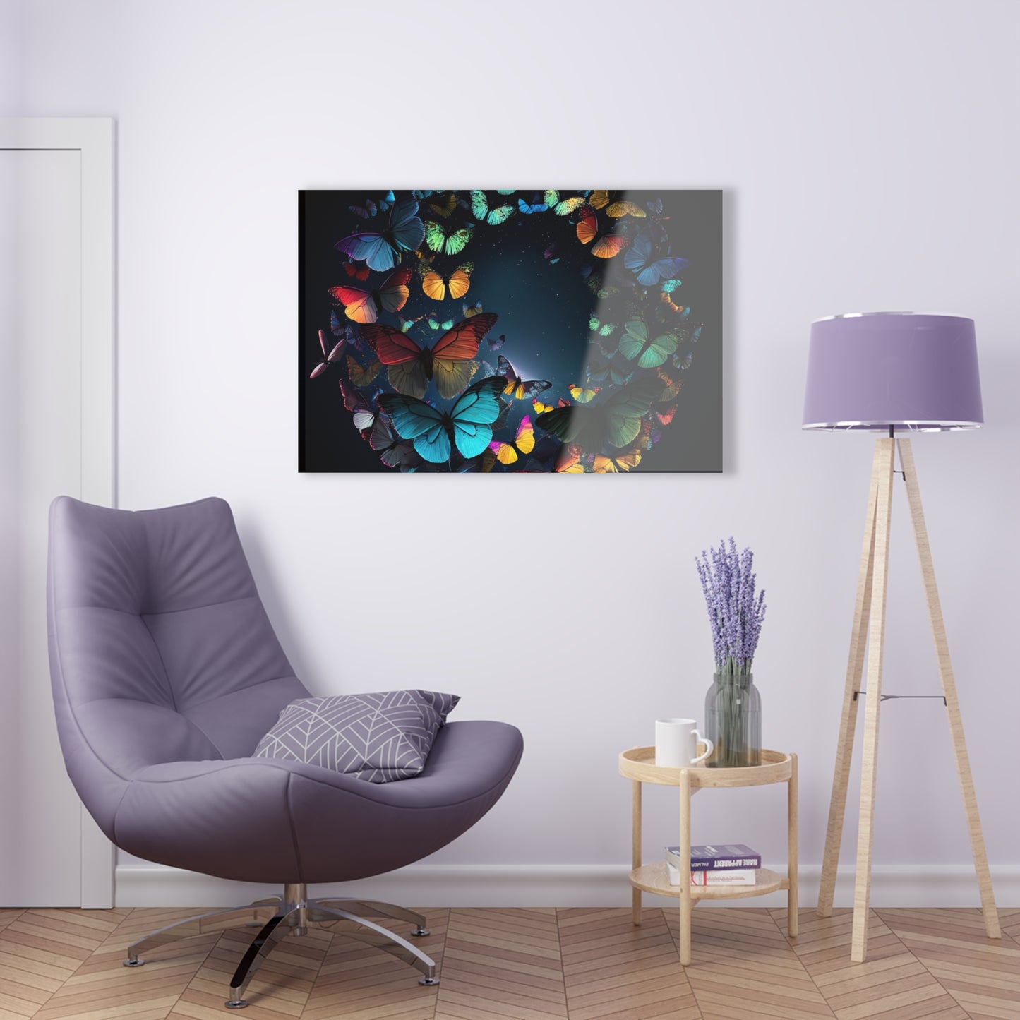 Acrylic Prints Moon Butterfly 3