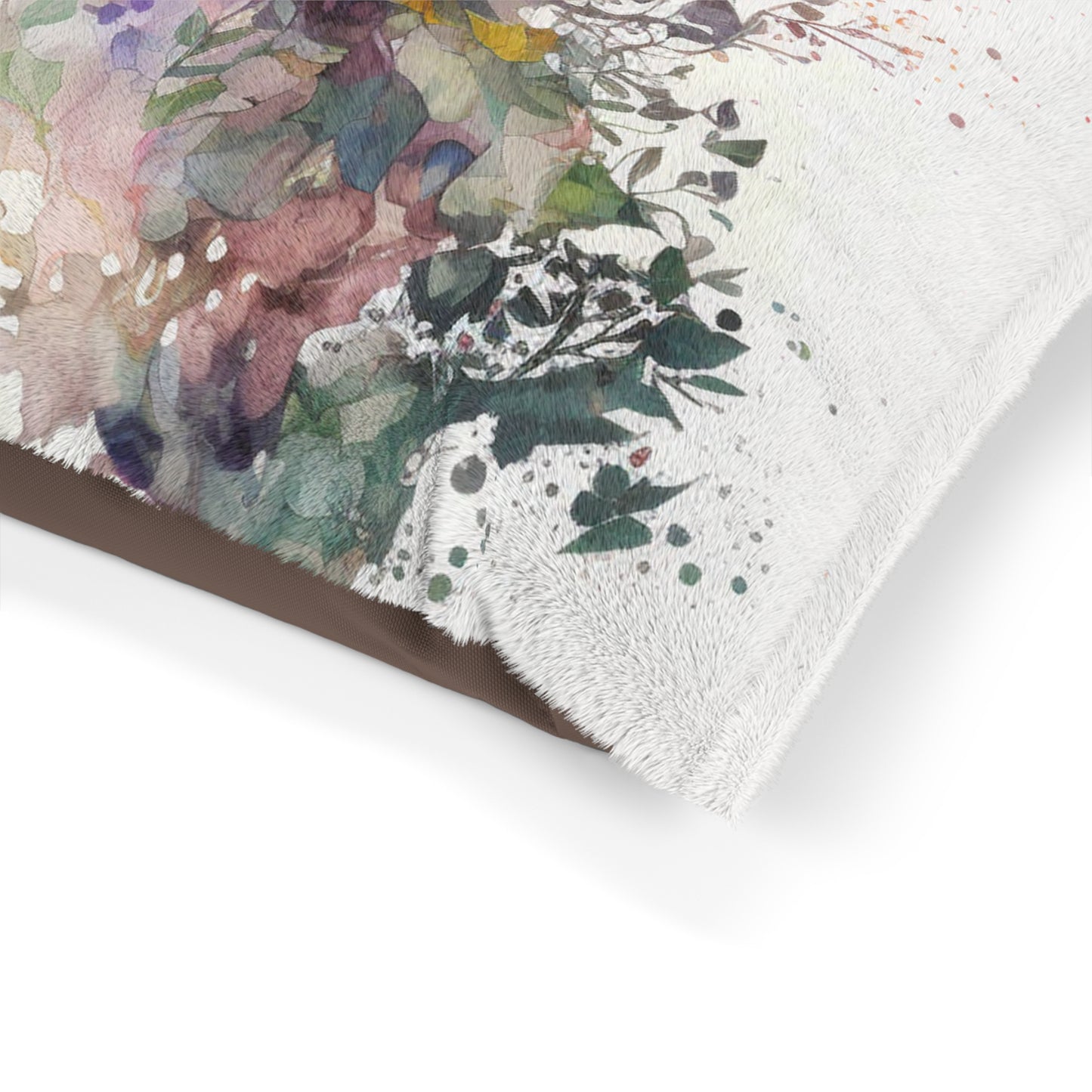 Pet Bed Mother Nature Bright Spring Colors Realistic Watercolor 3