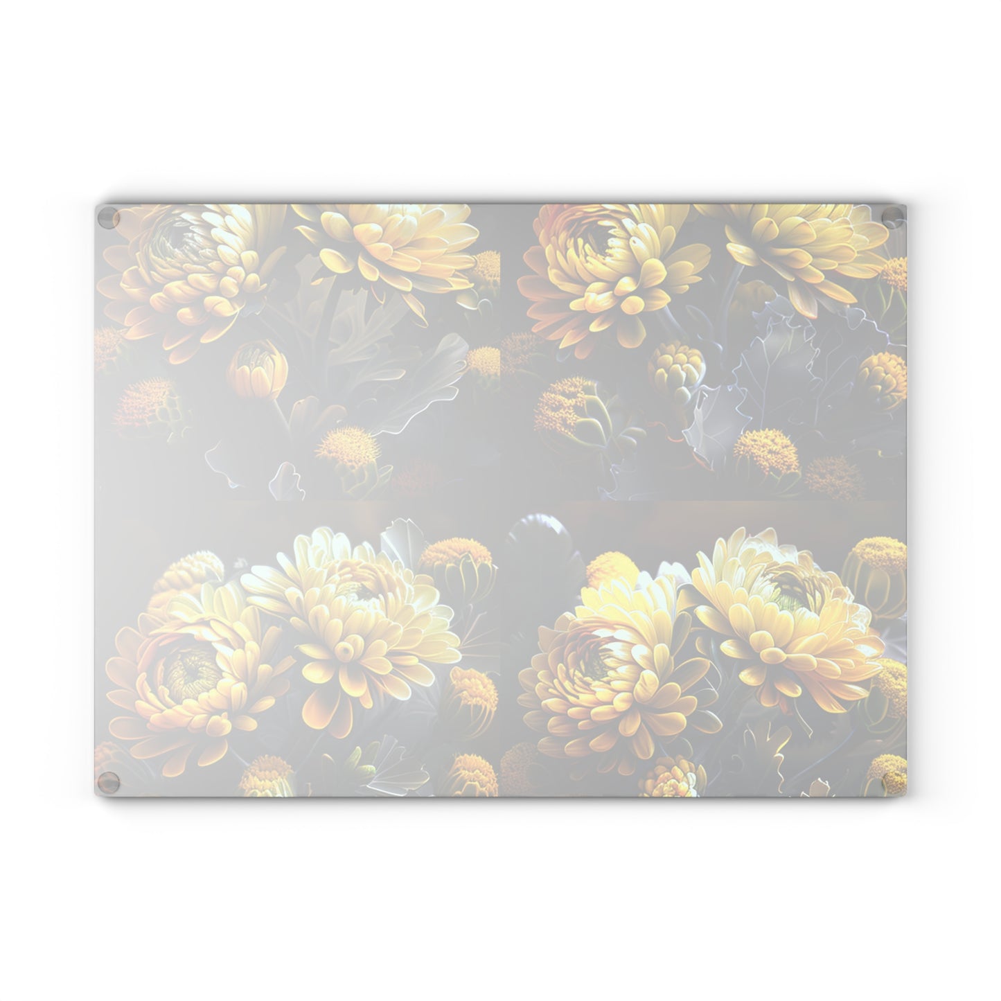 Glass Cutting Board Yellow Hermosas Flores Amarillas 5