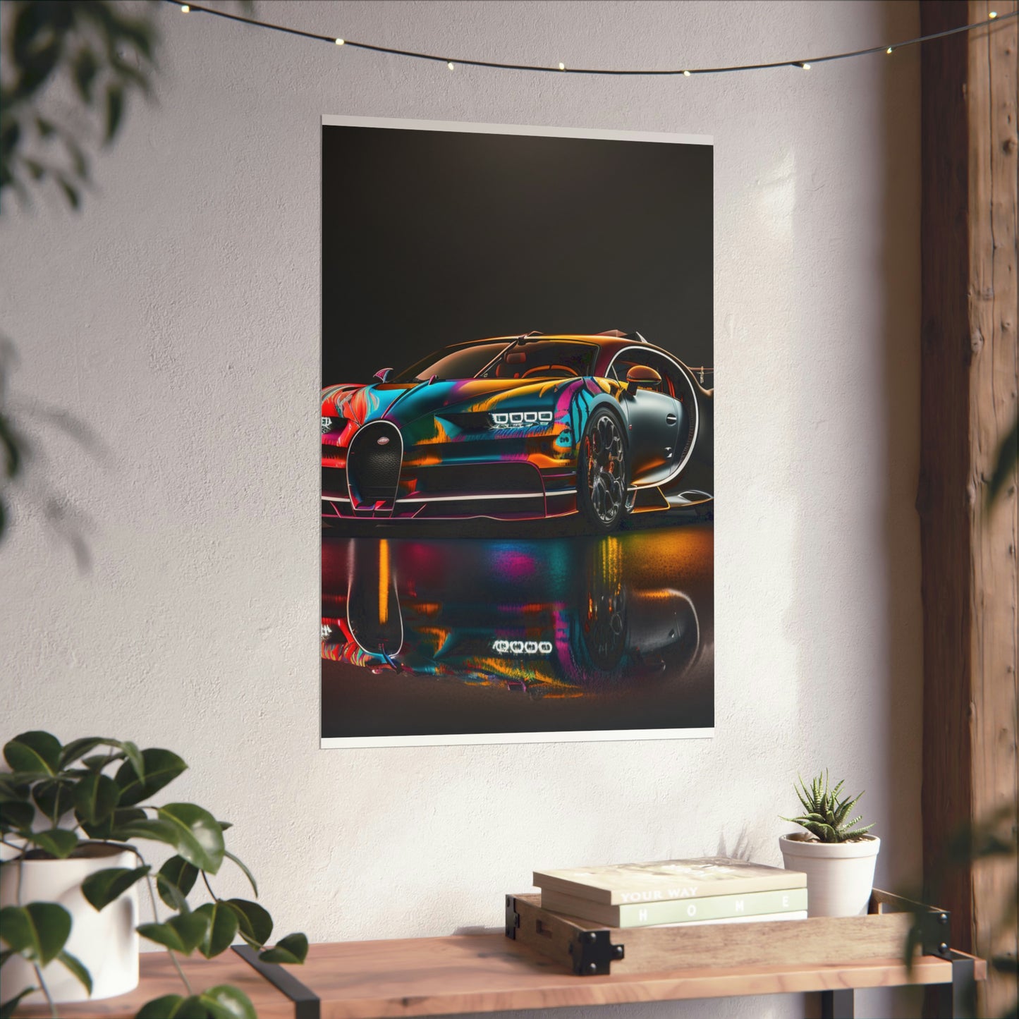 Premium Matte Vertical Posters Bugatti Chiron Super 2